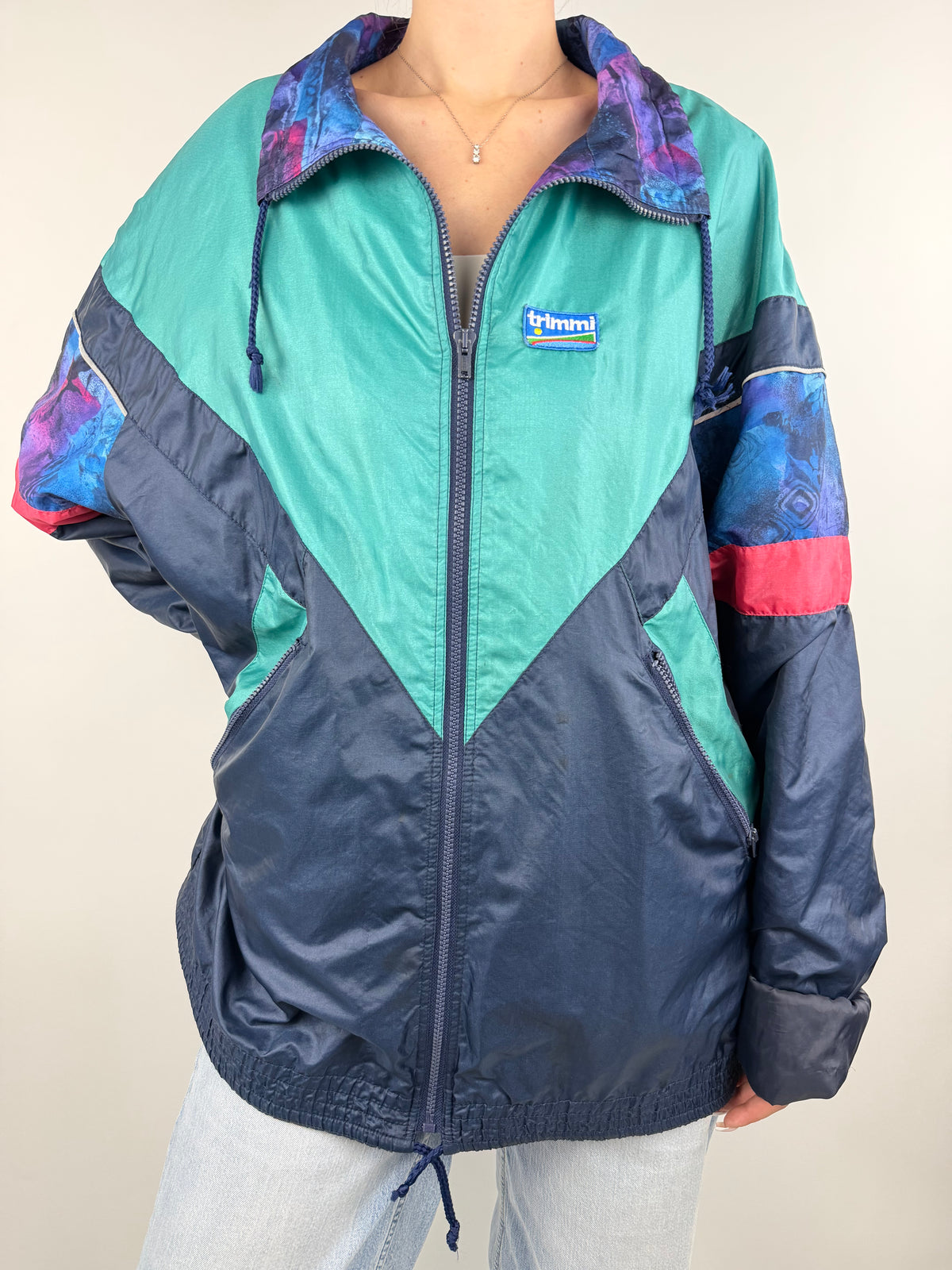 Veste en nylon vintage