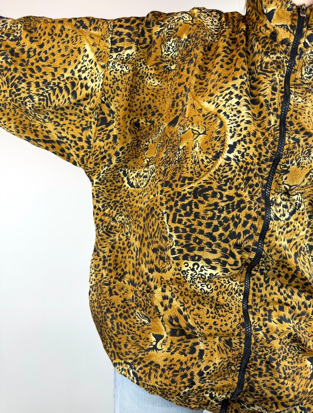 Veste léopard vintage