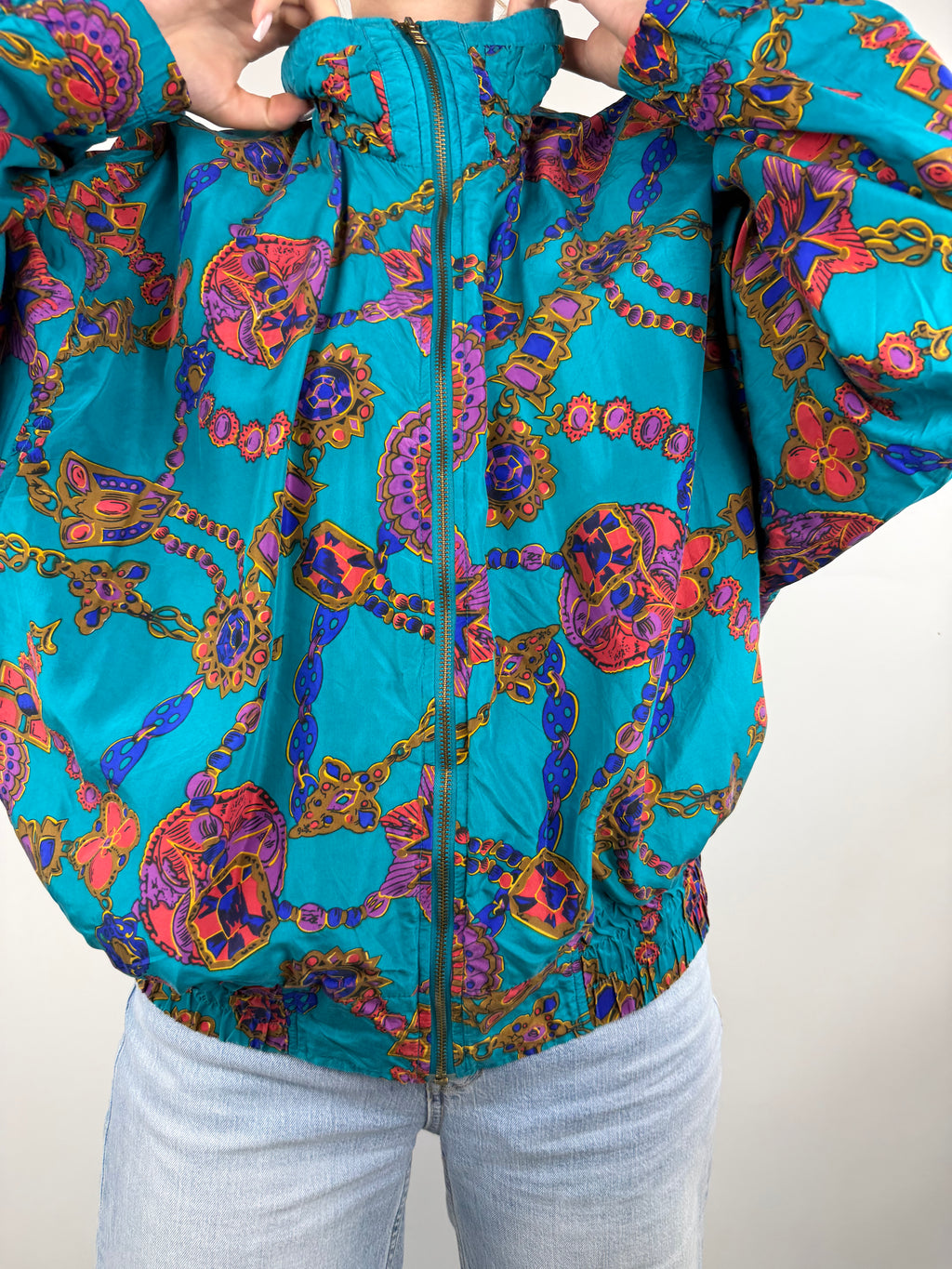 Veste vintage en soie