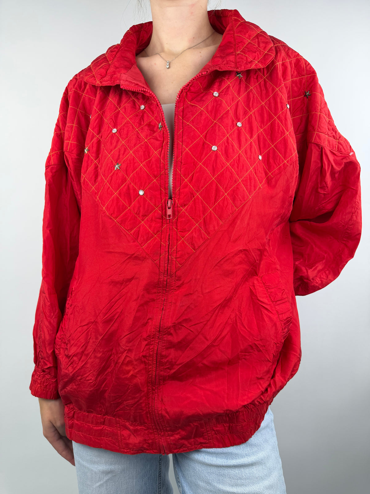 Veste vintage en soie