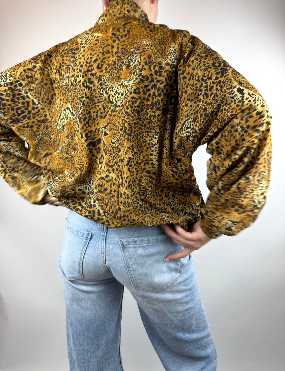 Veste léopard vintage