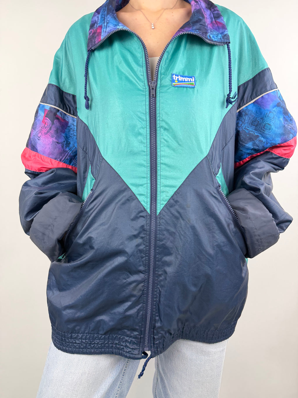 Veste en nylon vintage