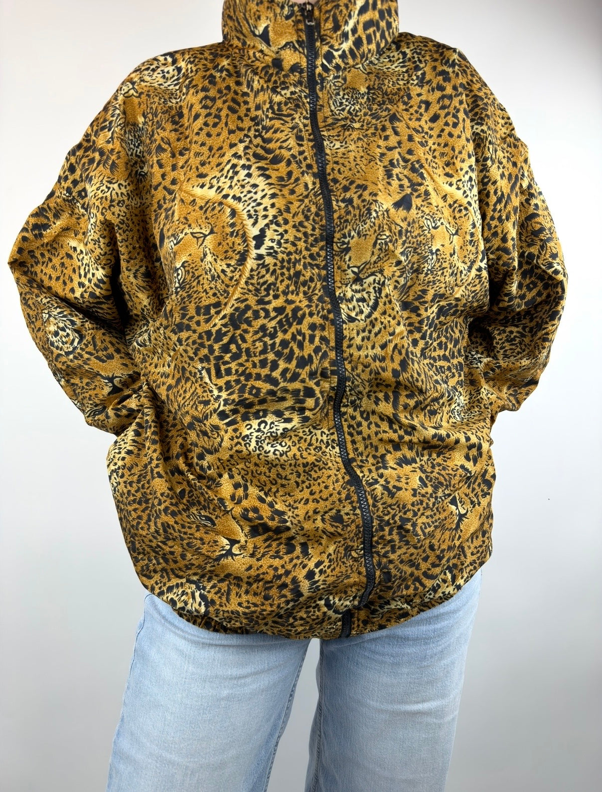 Veste léopard vintage