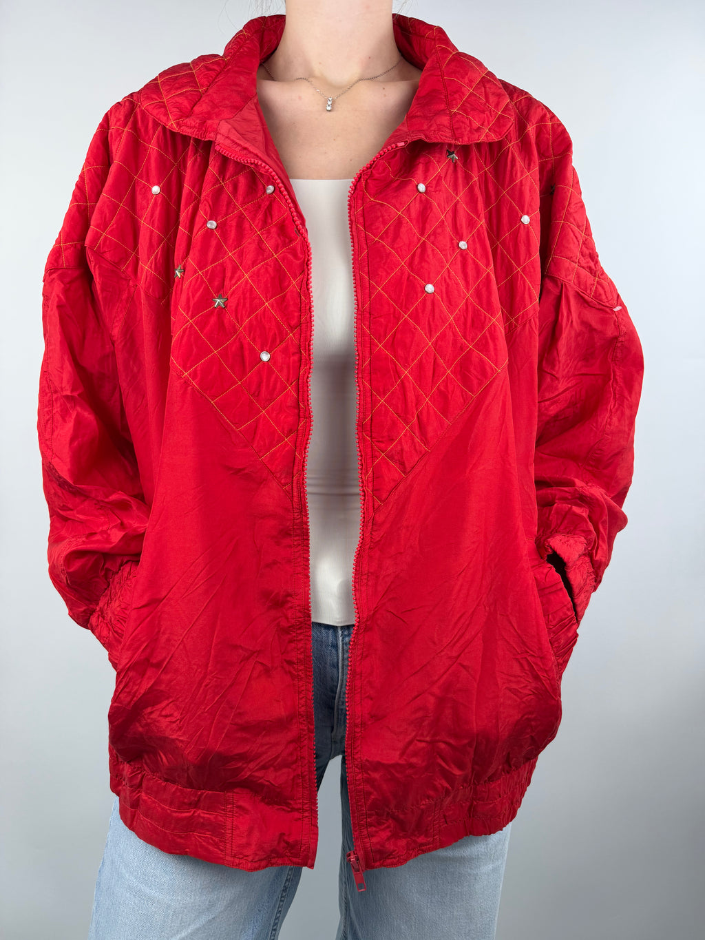 Veste vintage en soie