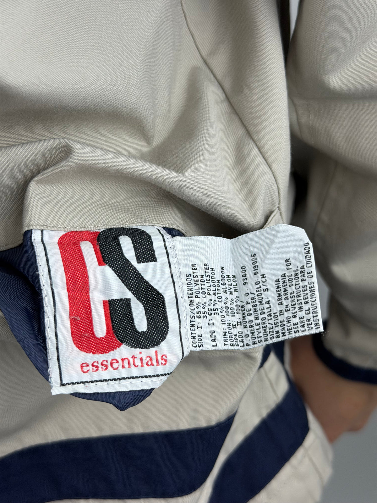Veste réversible vintage