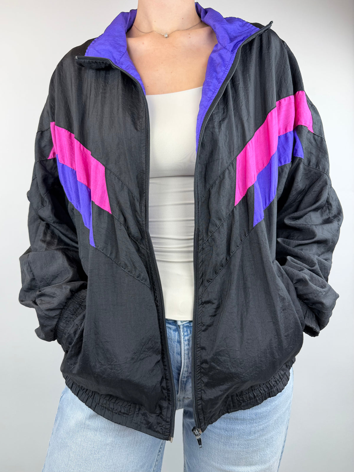 Veste en nylon vintage