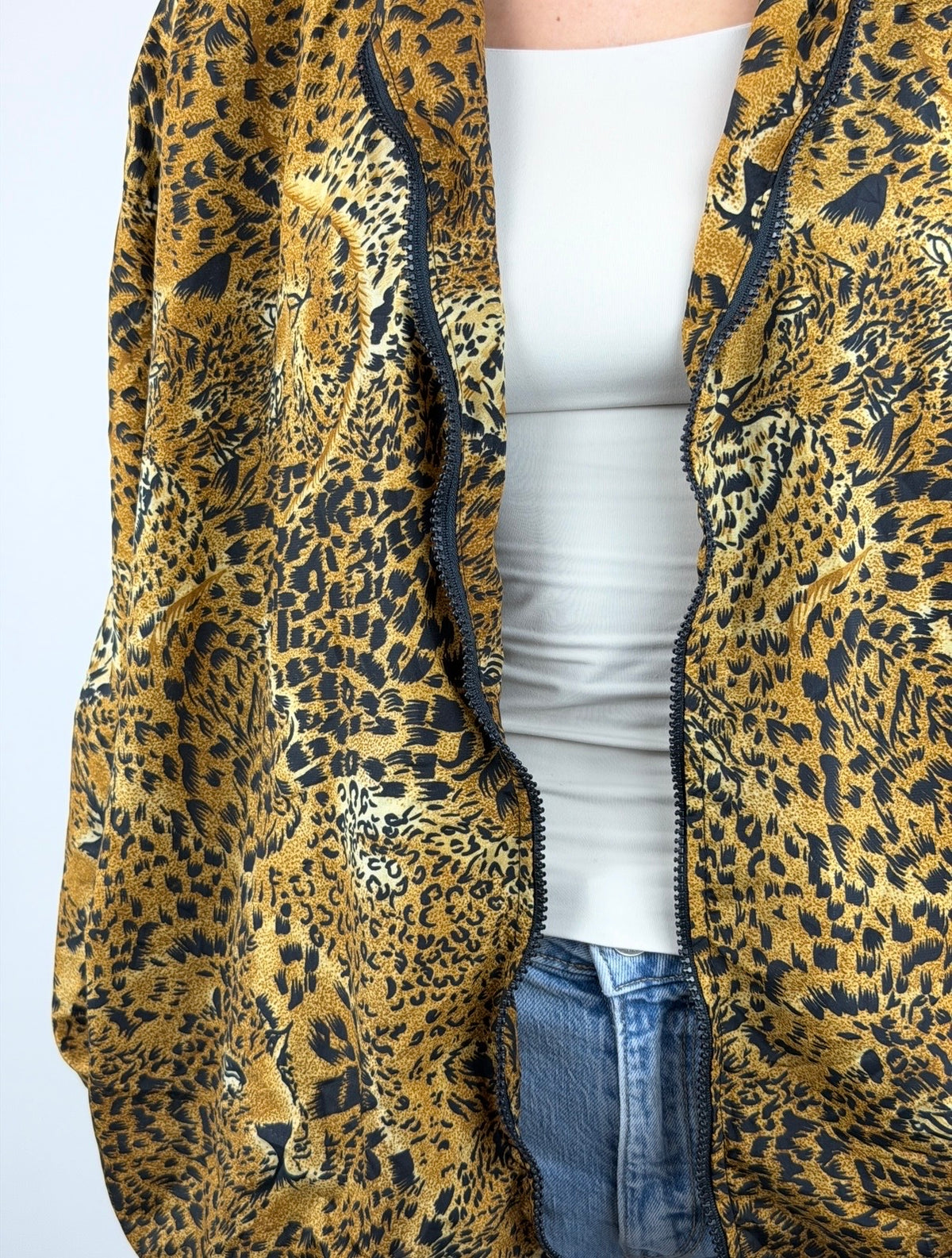 Veste léopard vintage