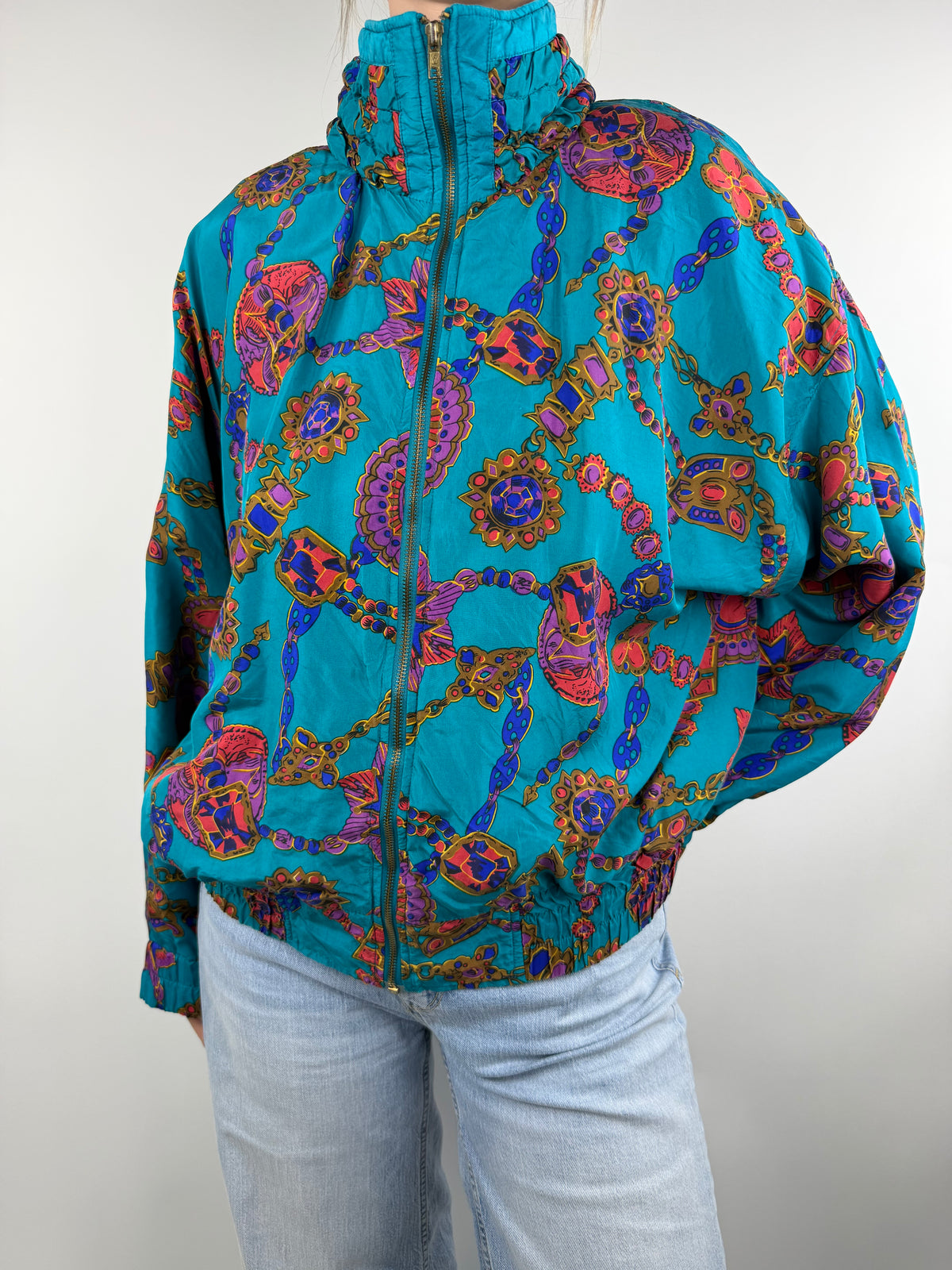 Veste vintage en soie