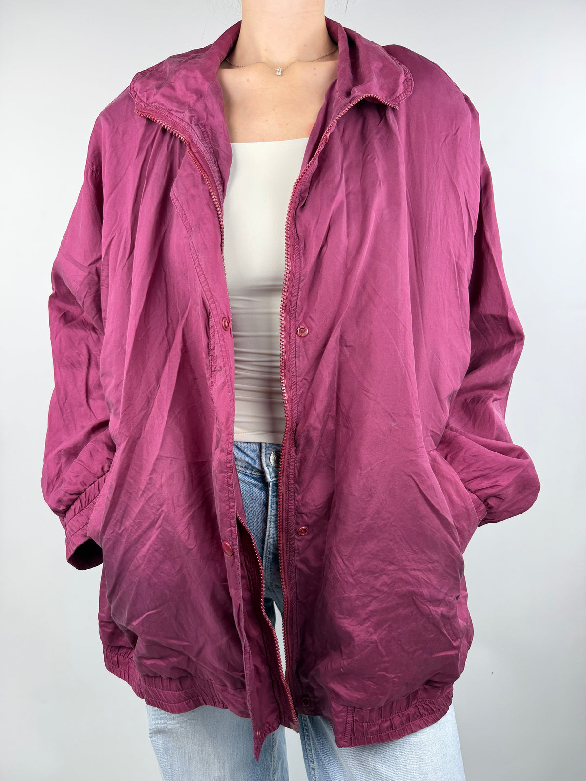 Veste en soie vintage