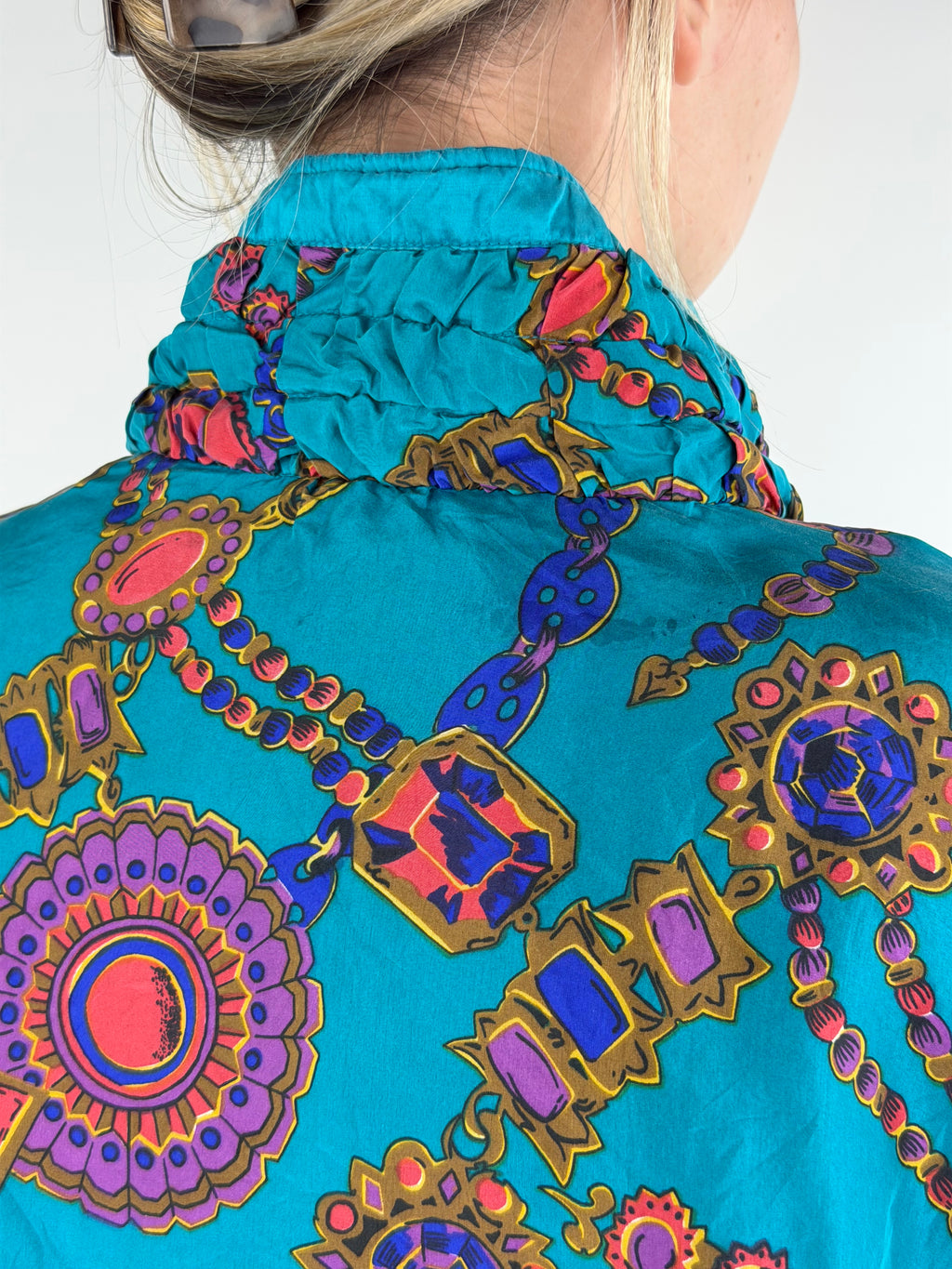 Veste vintage en soie