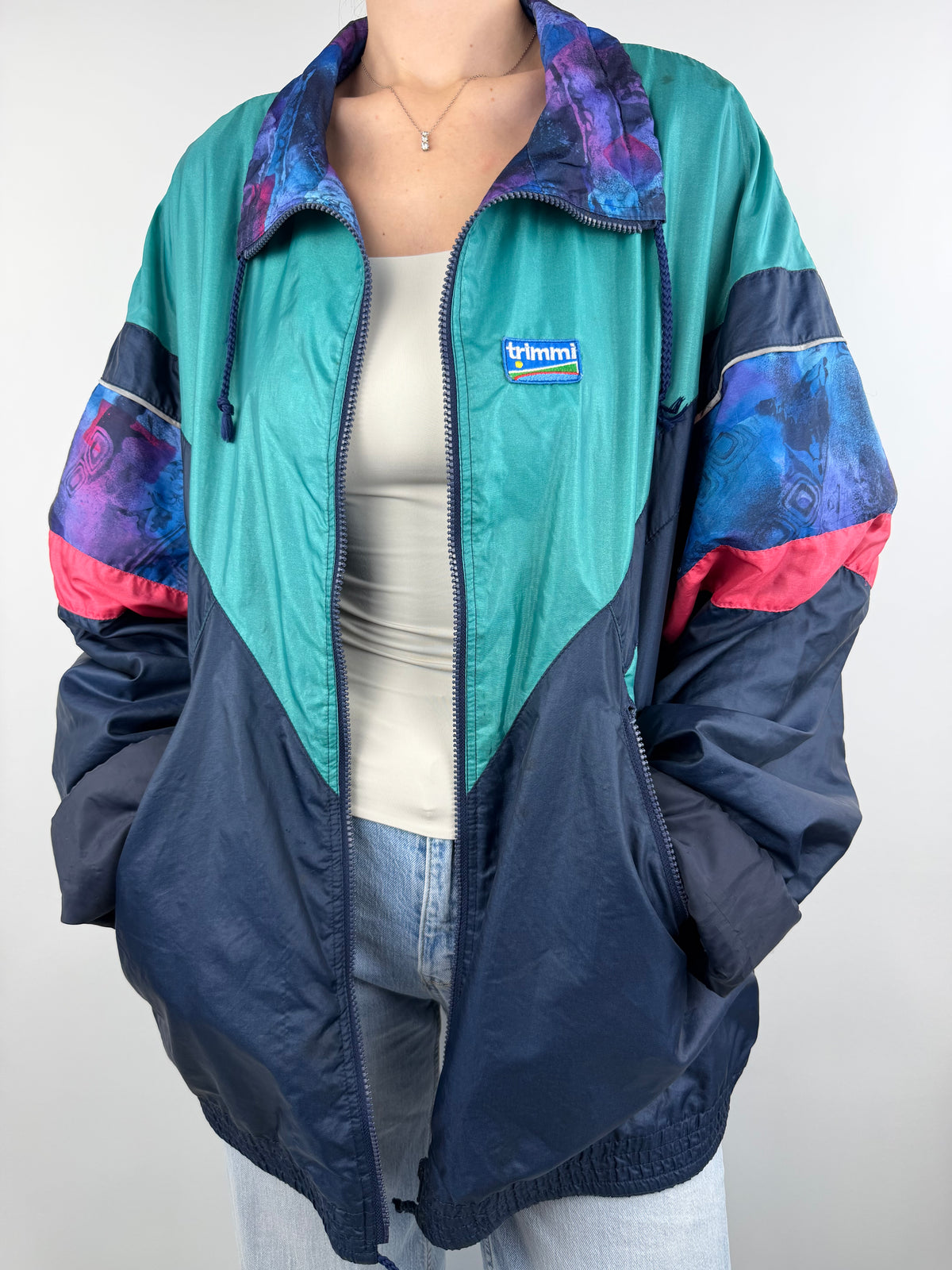 Veste en nylon vintage