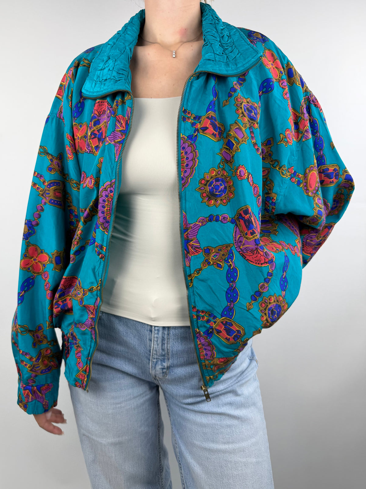 Veste vintage en soie