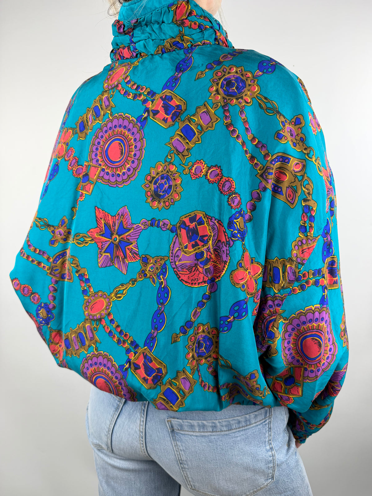 Veste vintage en soie