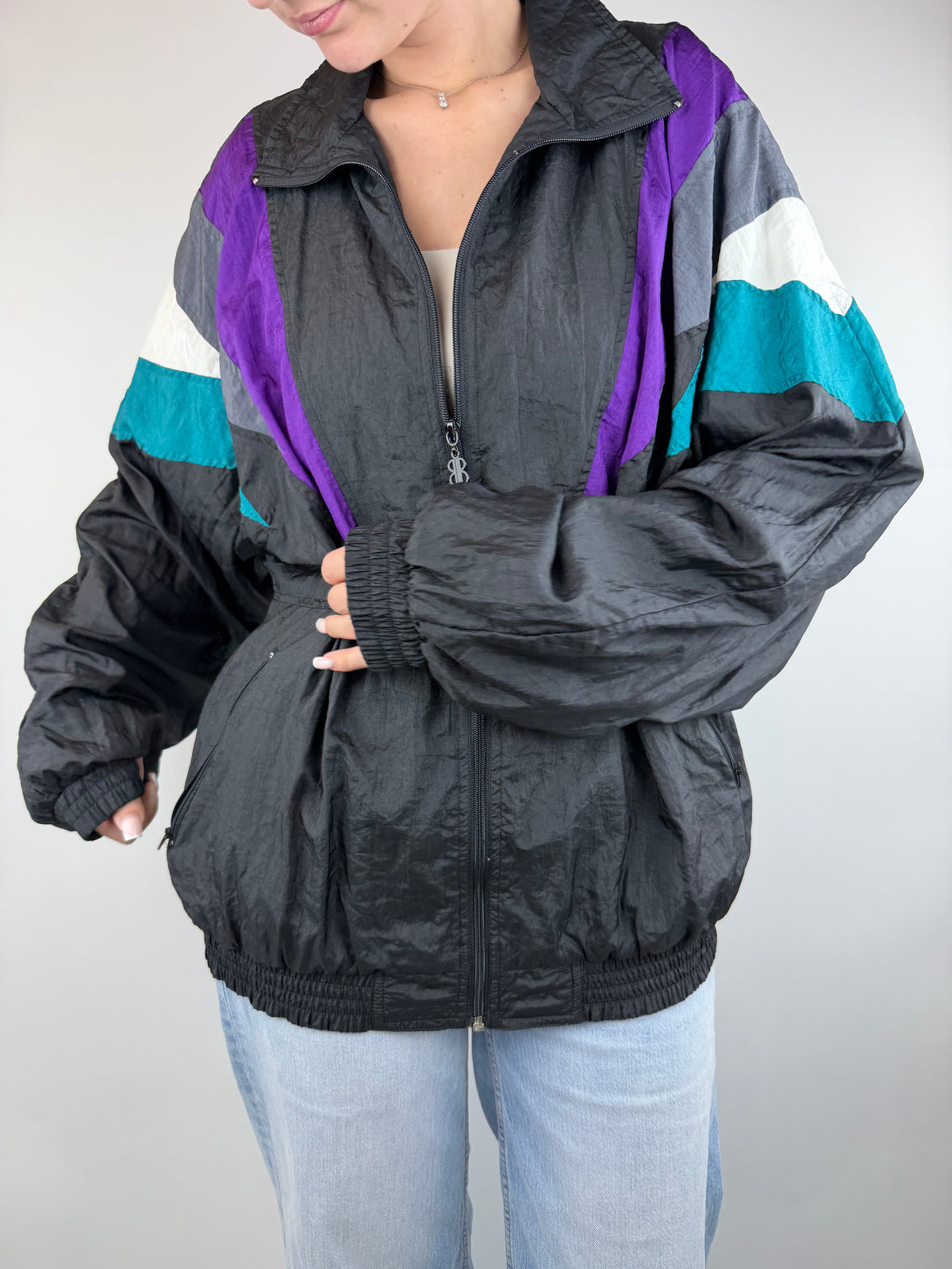 Veste en nylon vintage