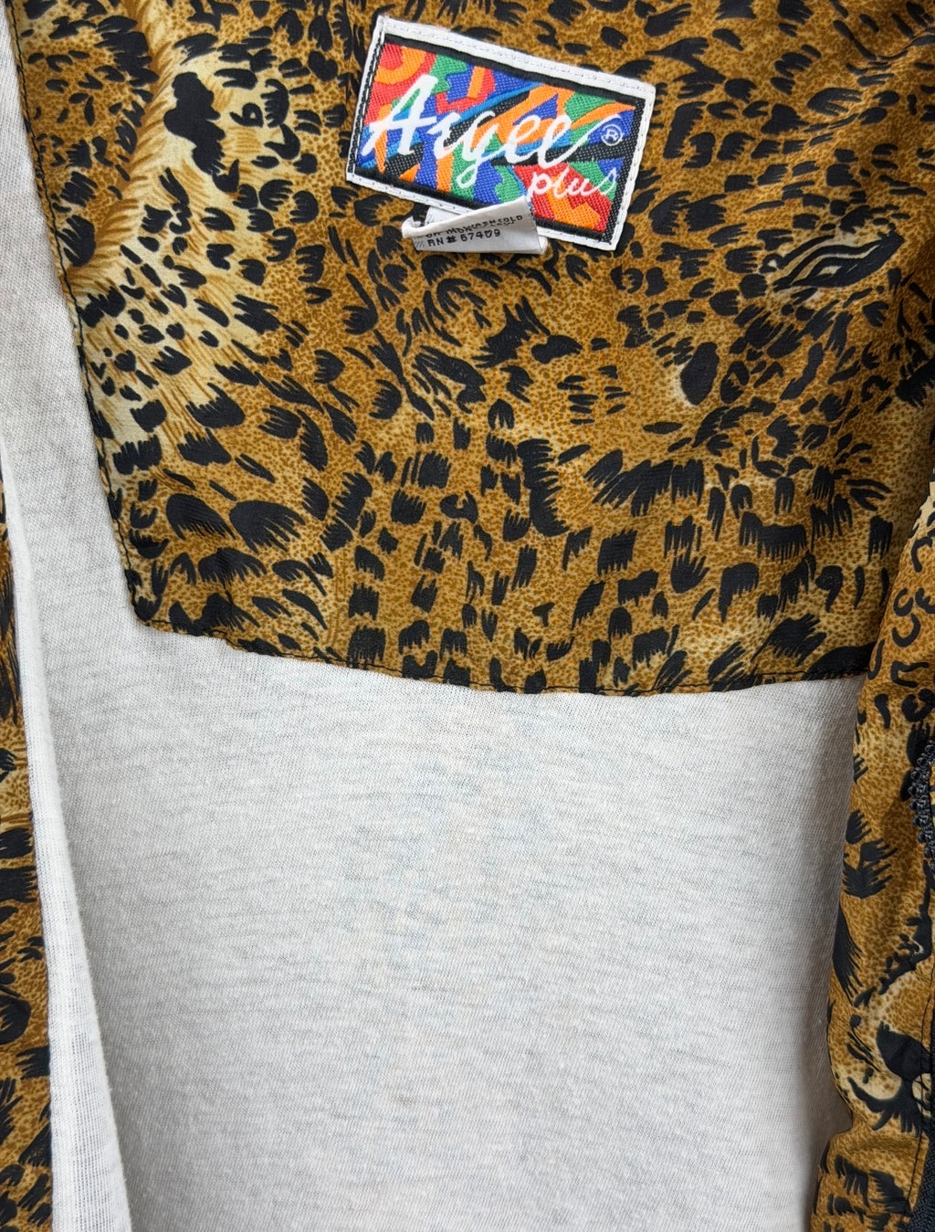 Veste léopard vintage
