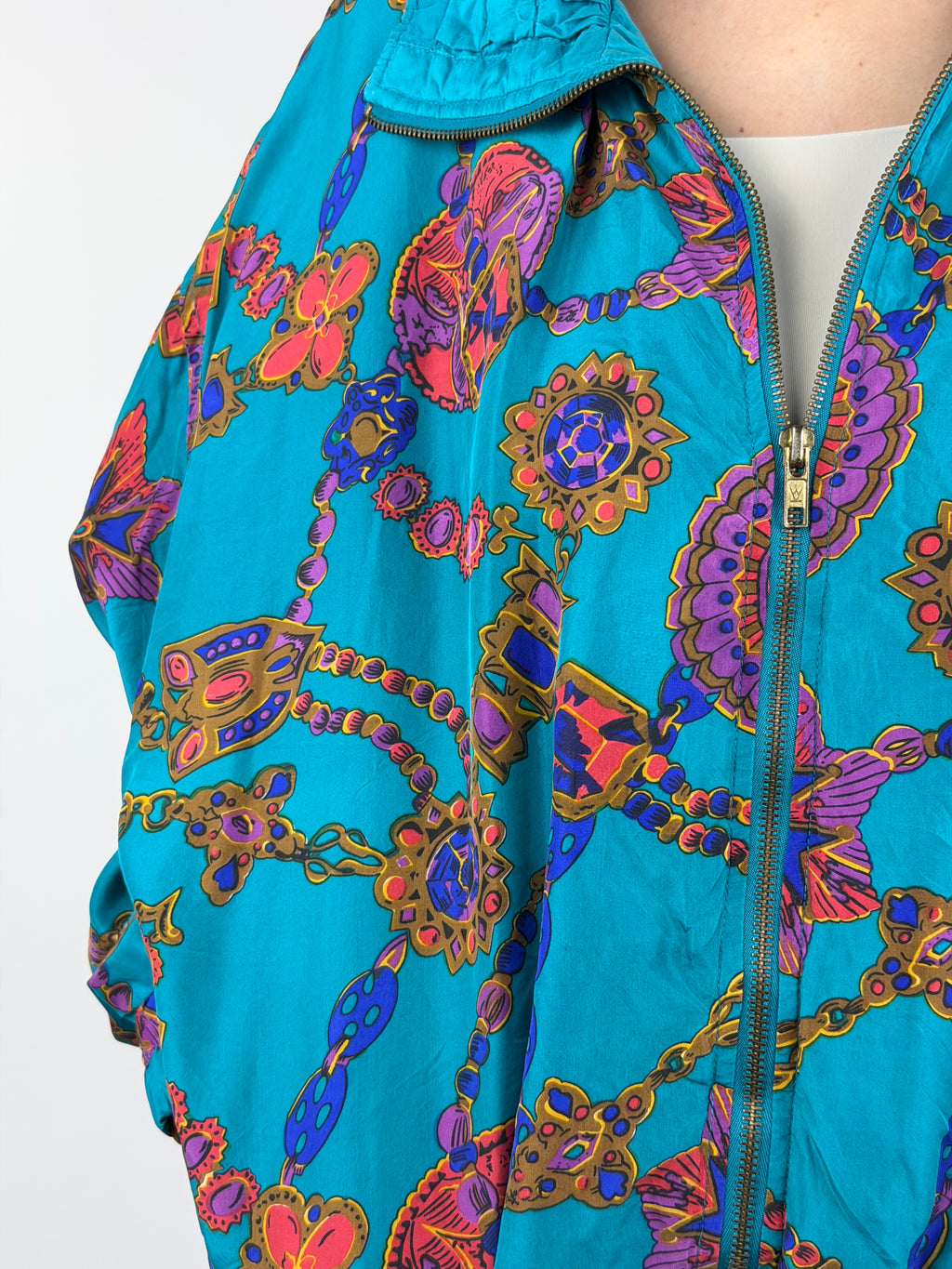 Veste vintage en soie