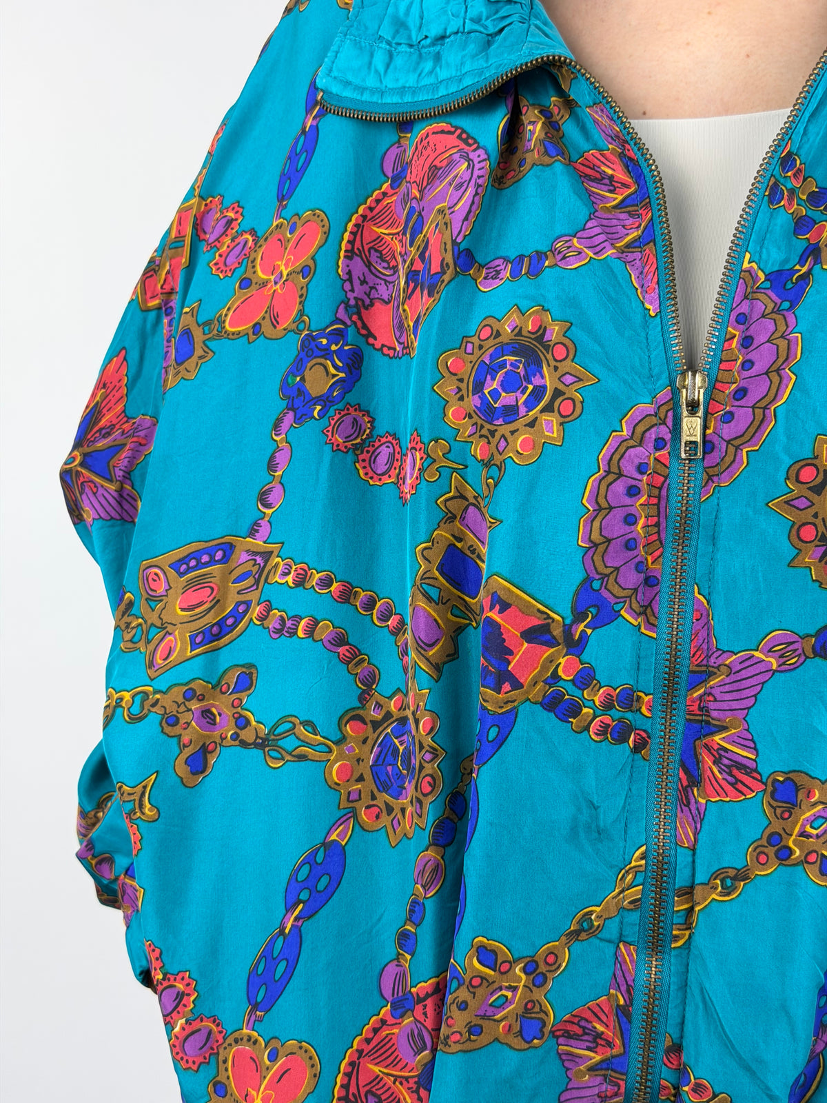 Veste vintage en soie