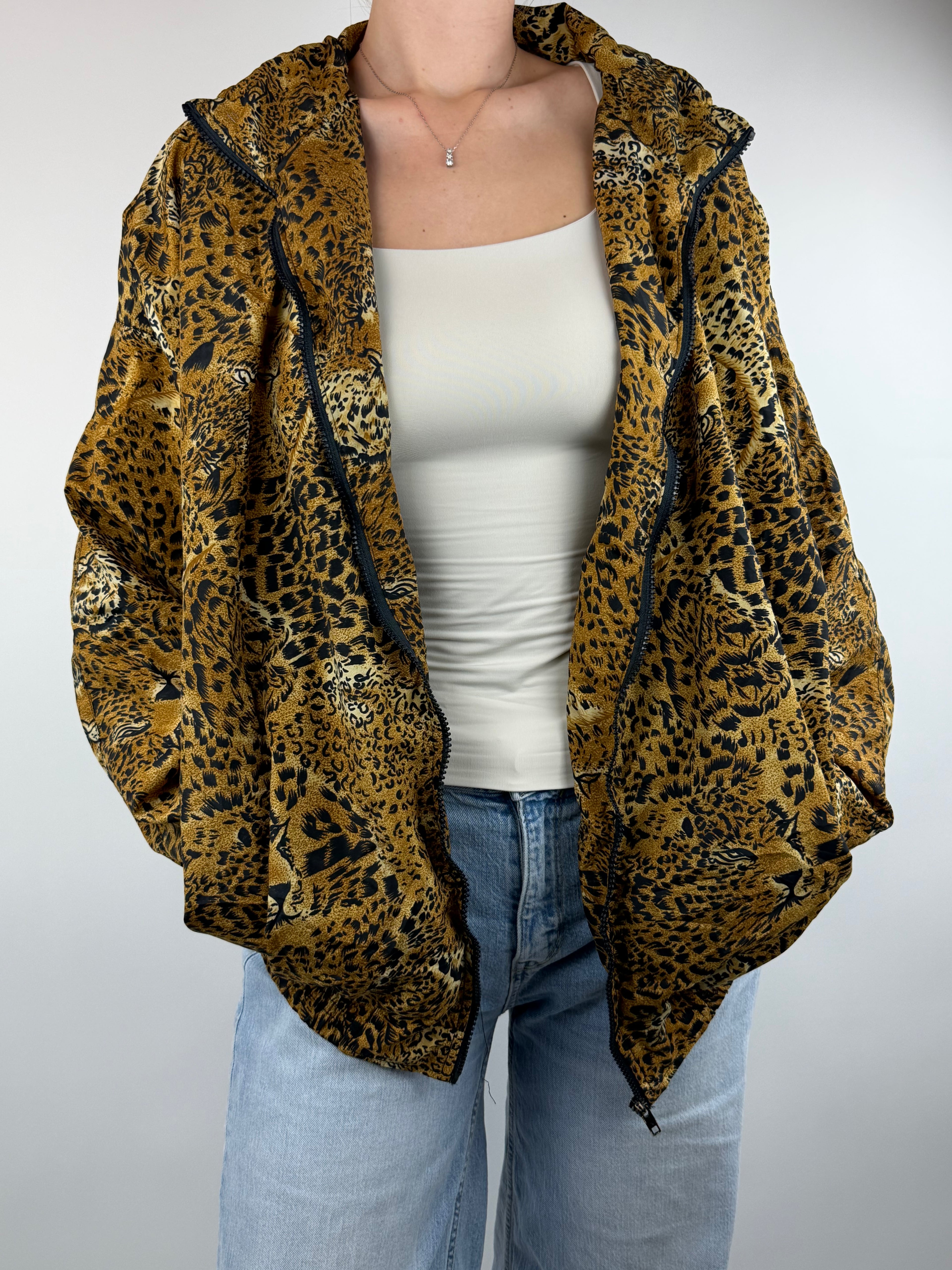Veste léopard vintage