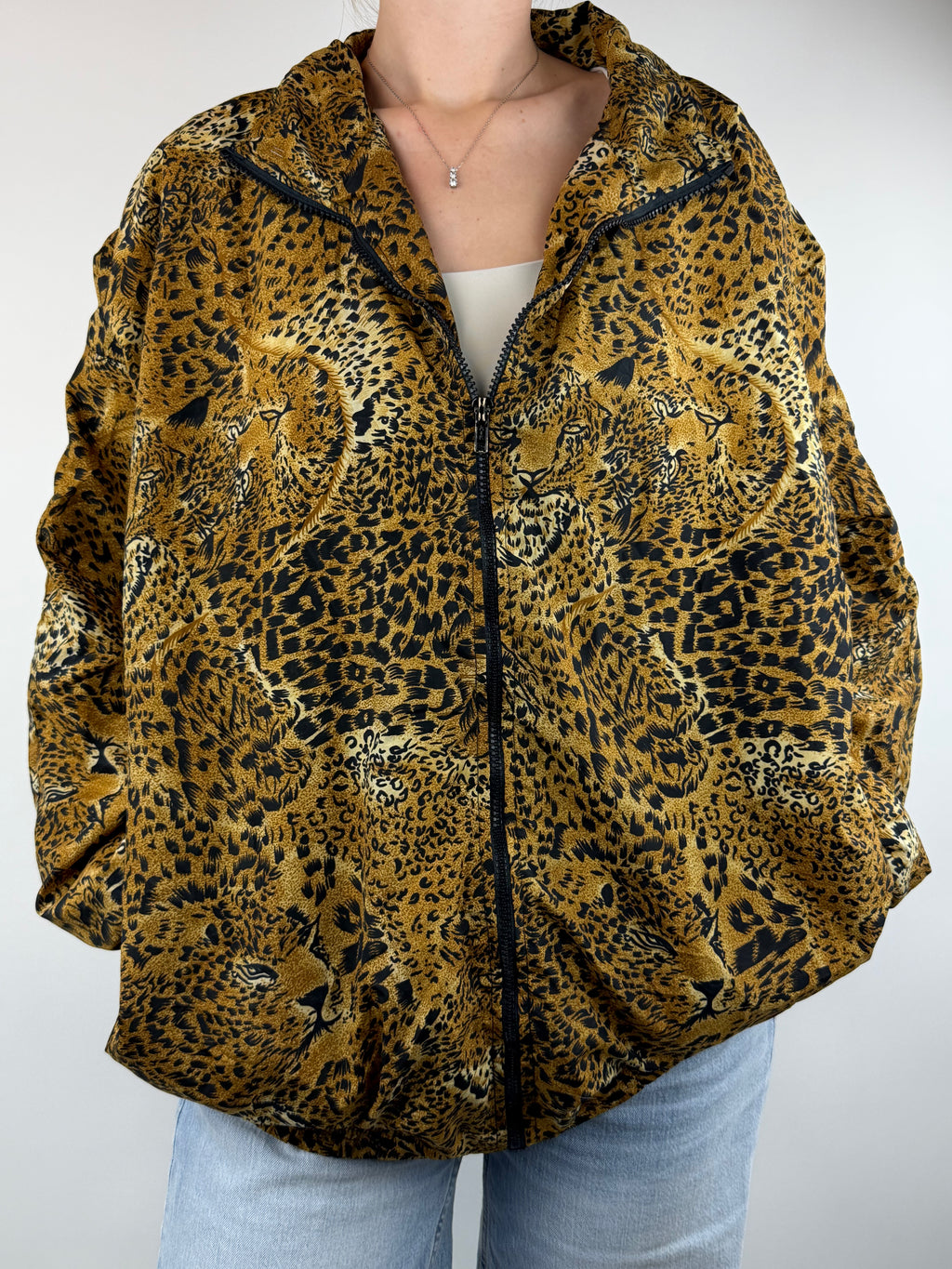 Veste léopard vintage
