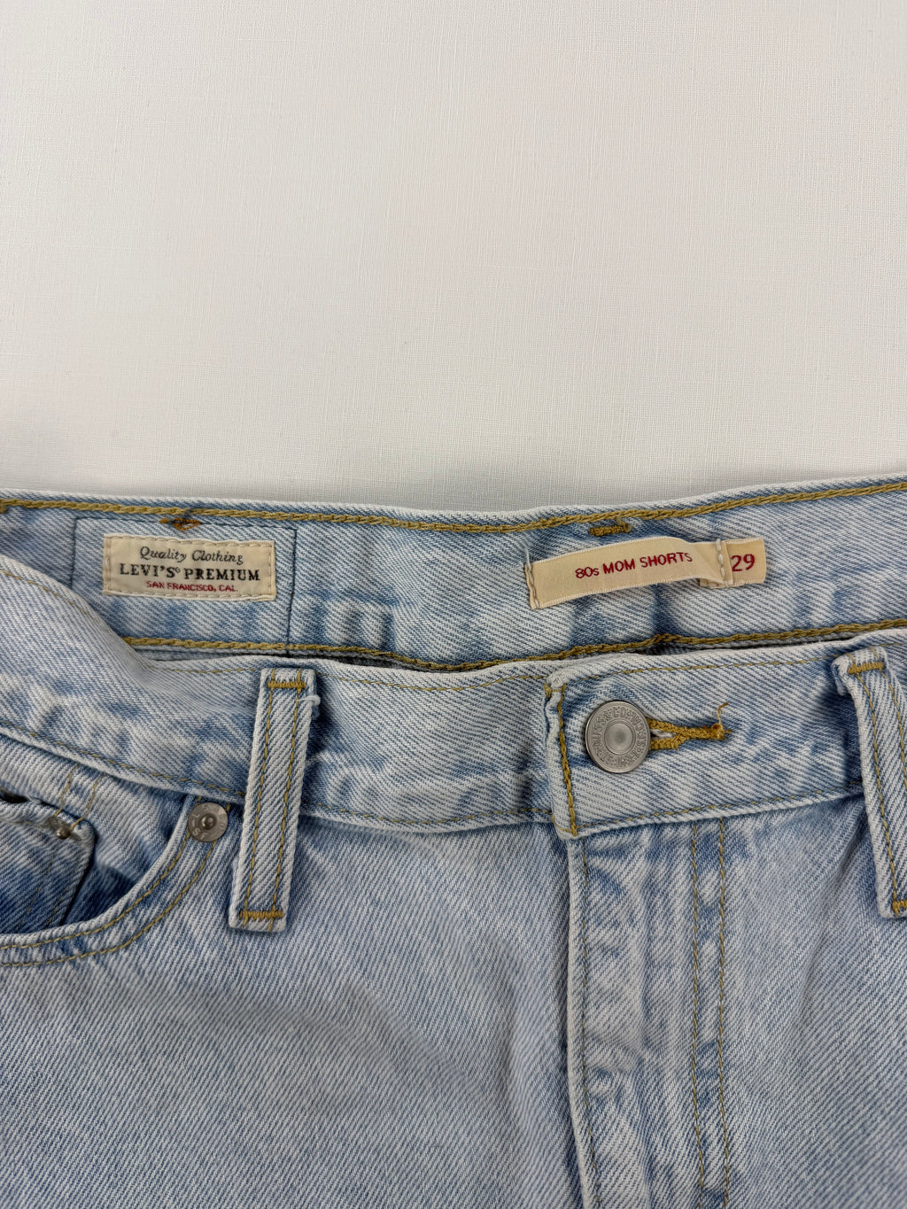 Kurze Levi's 80er-Jahre Mom-Shorts
