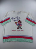 T-shirt "Blanc Bleu Burger's" vintage