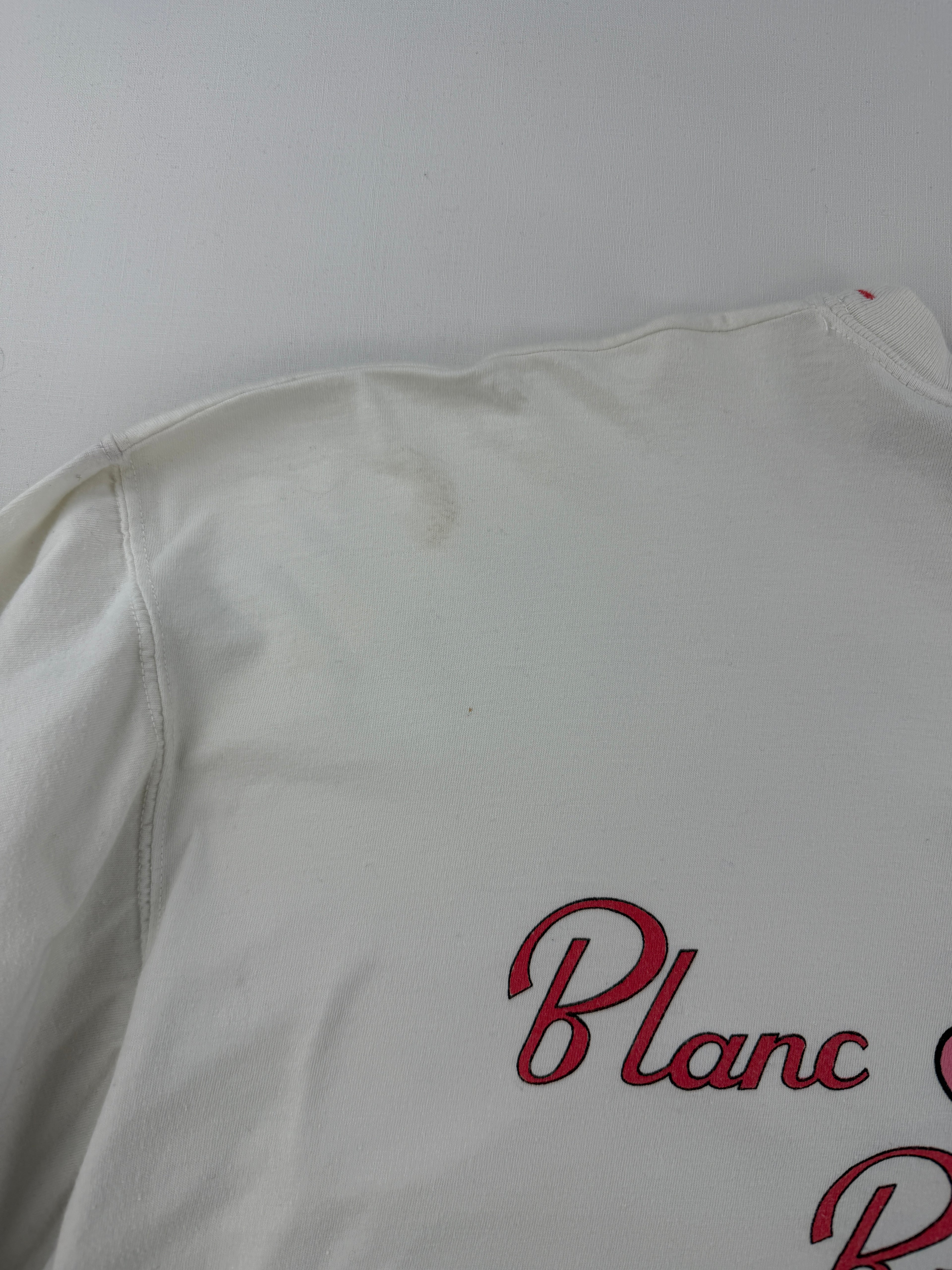 T-shirt "Blanc Bleu Burger's" vintage