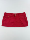 Mini jupe rouge "LDS"