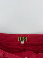 Mini jupe rouge "LDS"