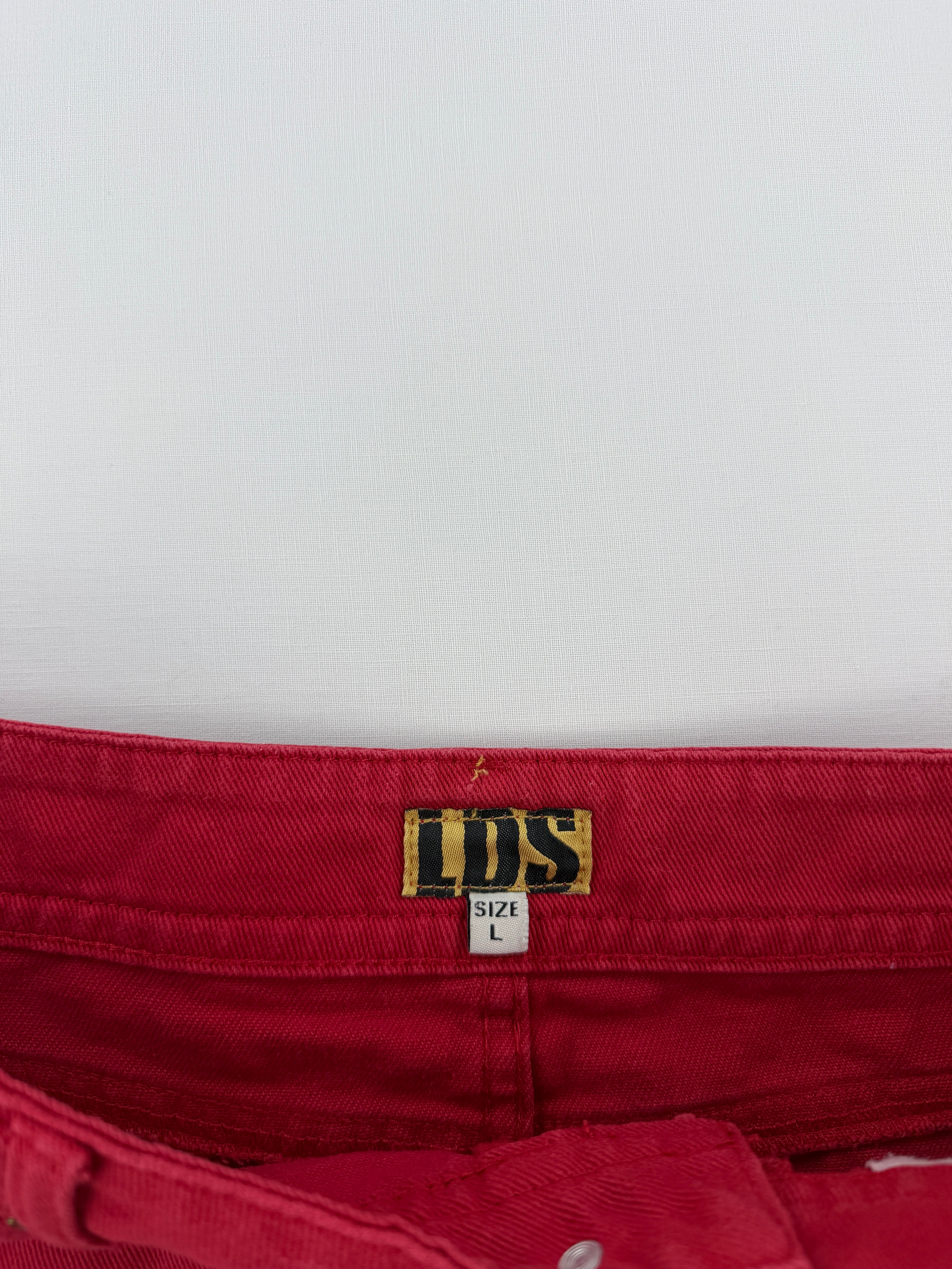 Mini jupe rouge "LDS"
