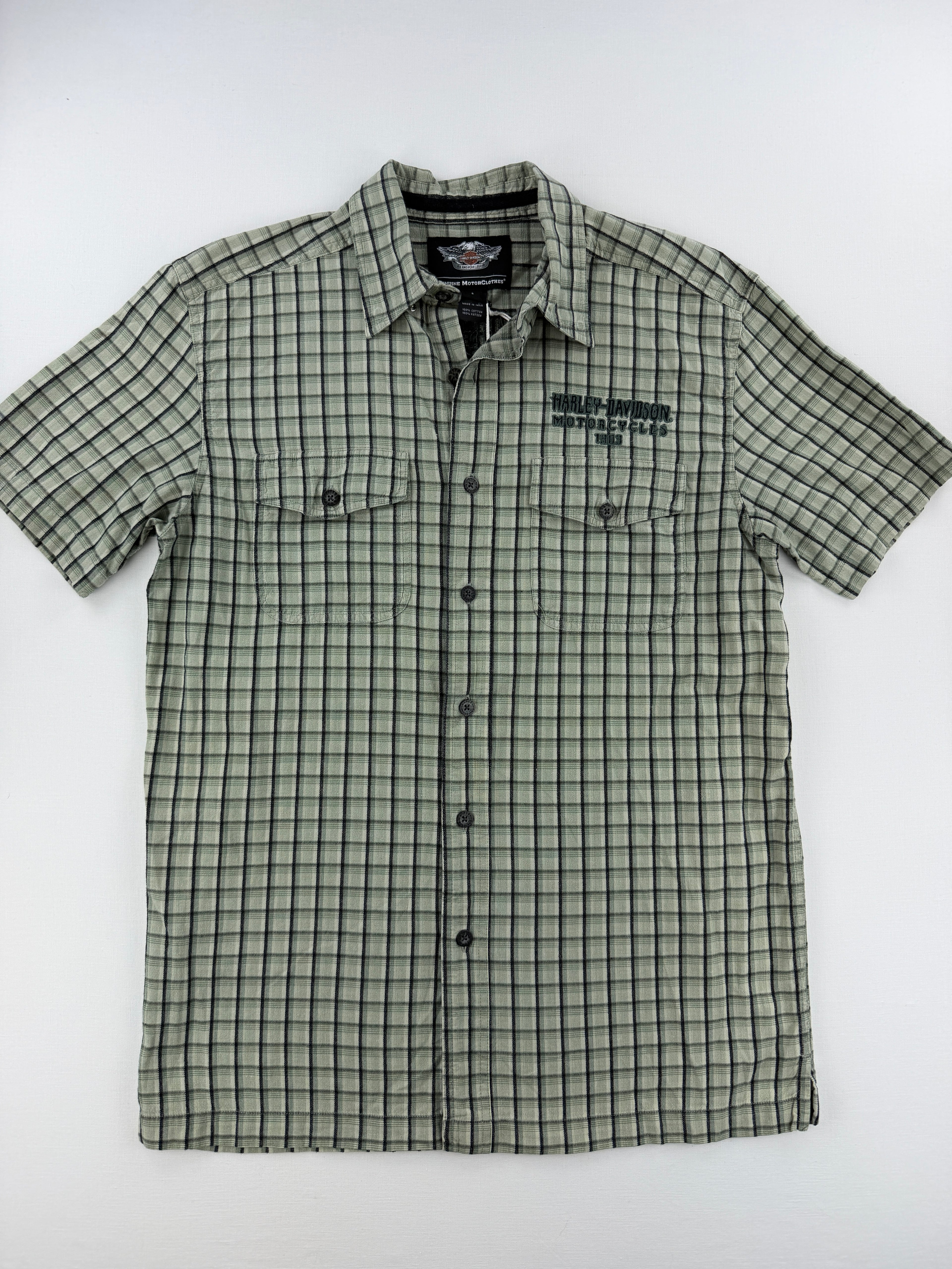 Chemise à carreaux "Harley Davidson"