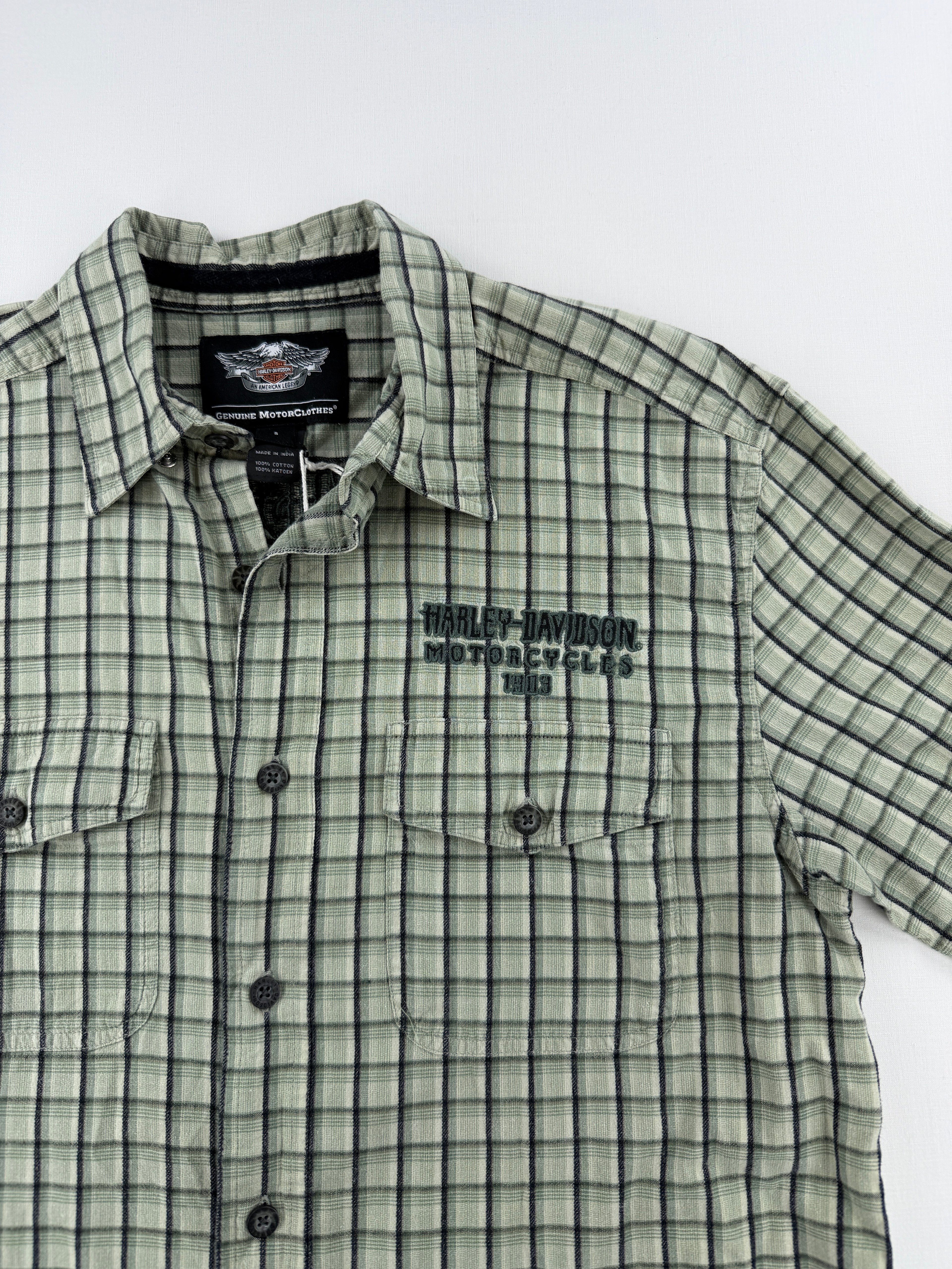 Chemise à carreaux "Harley Davidson"