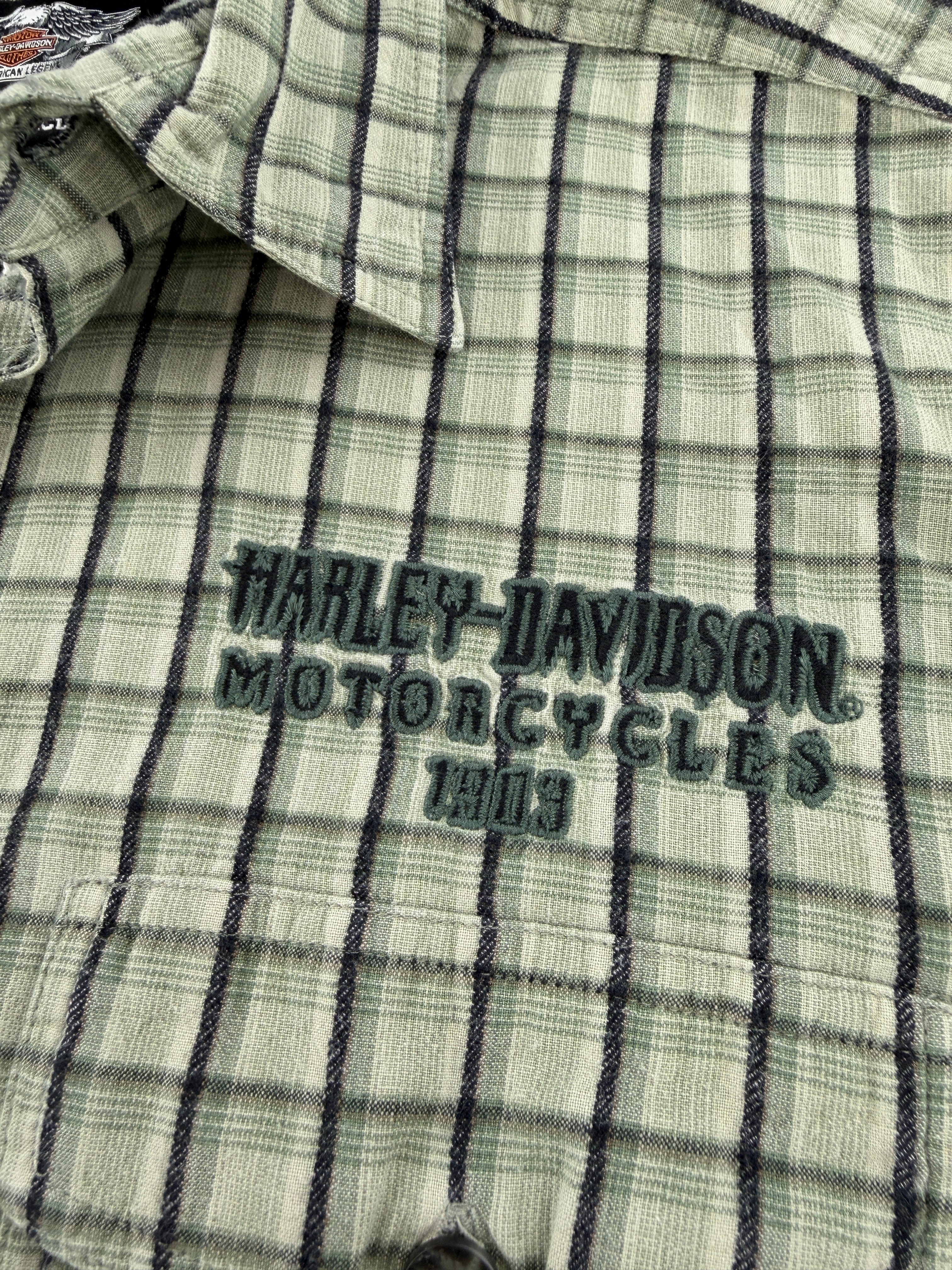 Chemise à carreaux "Harley Davidson"