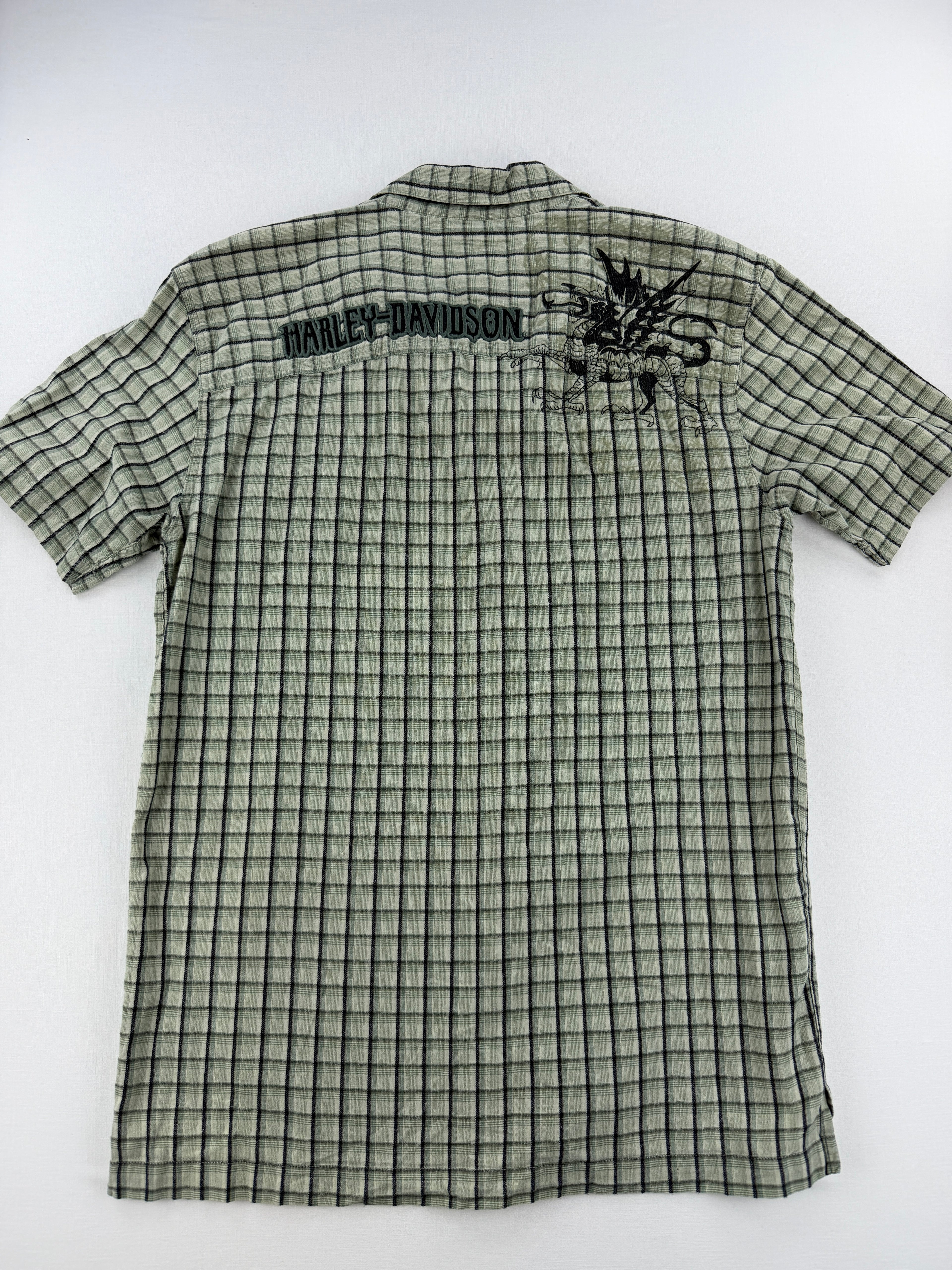 Chemise à carreaux "Harley Davidson"