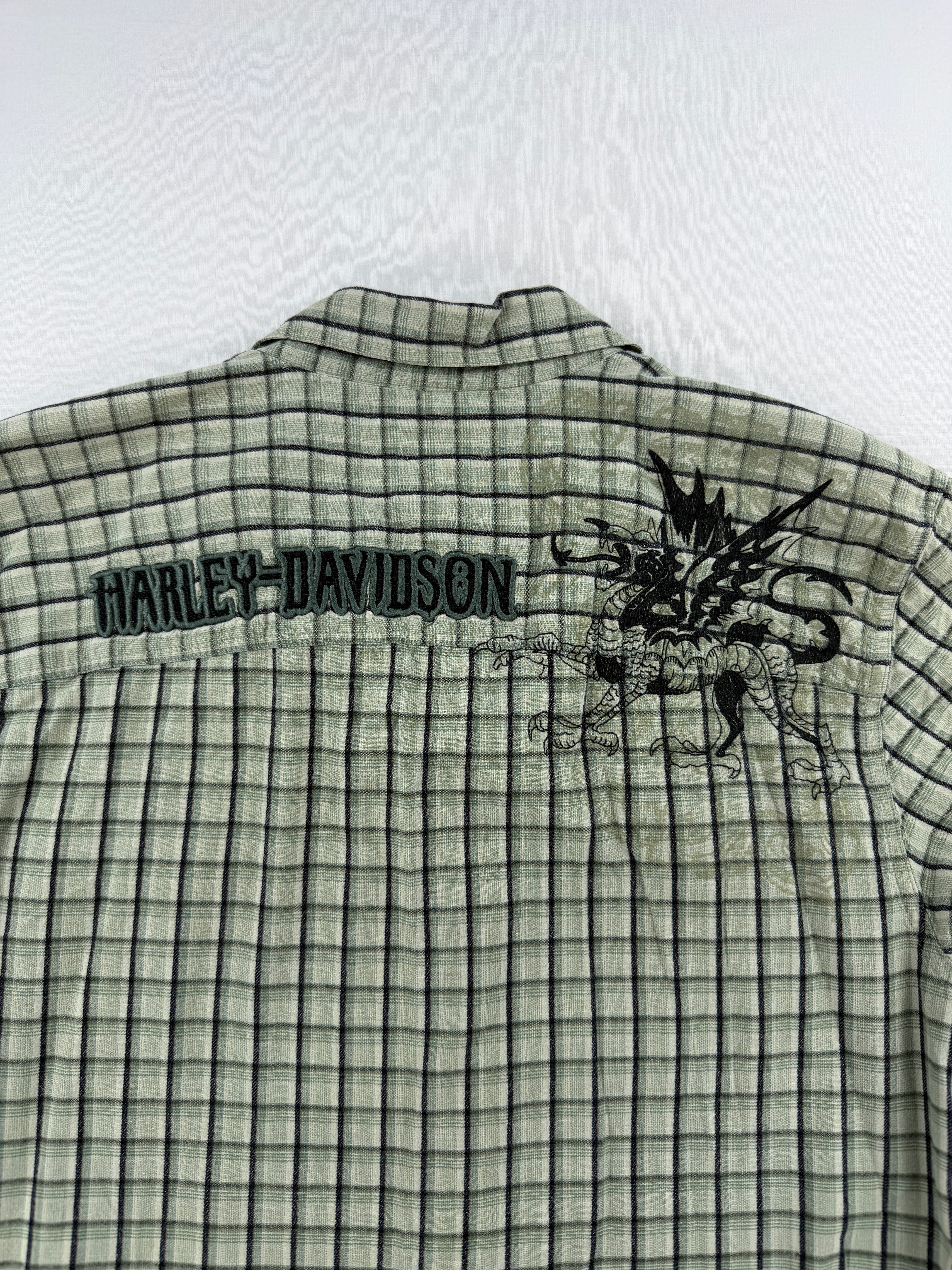 Chemise à carreaux "Harley Davidson"