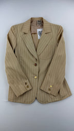 Blazer "Céline" vintage en cotton et laine