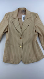 Blazer "Céline" vintage en cotton et laine