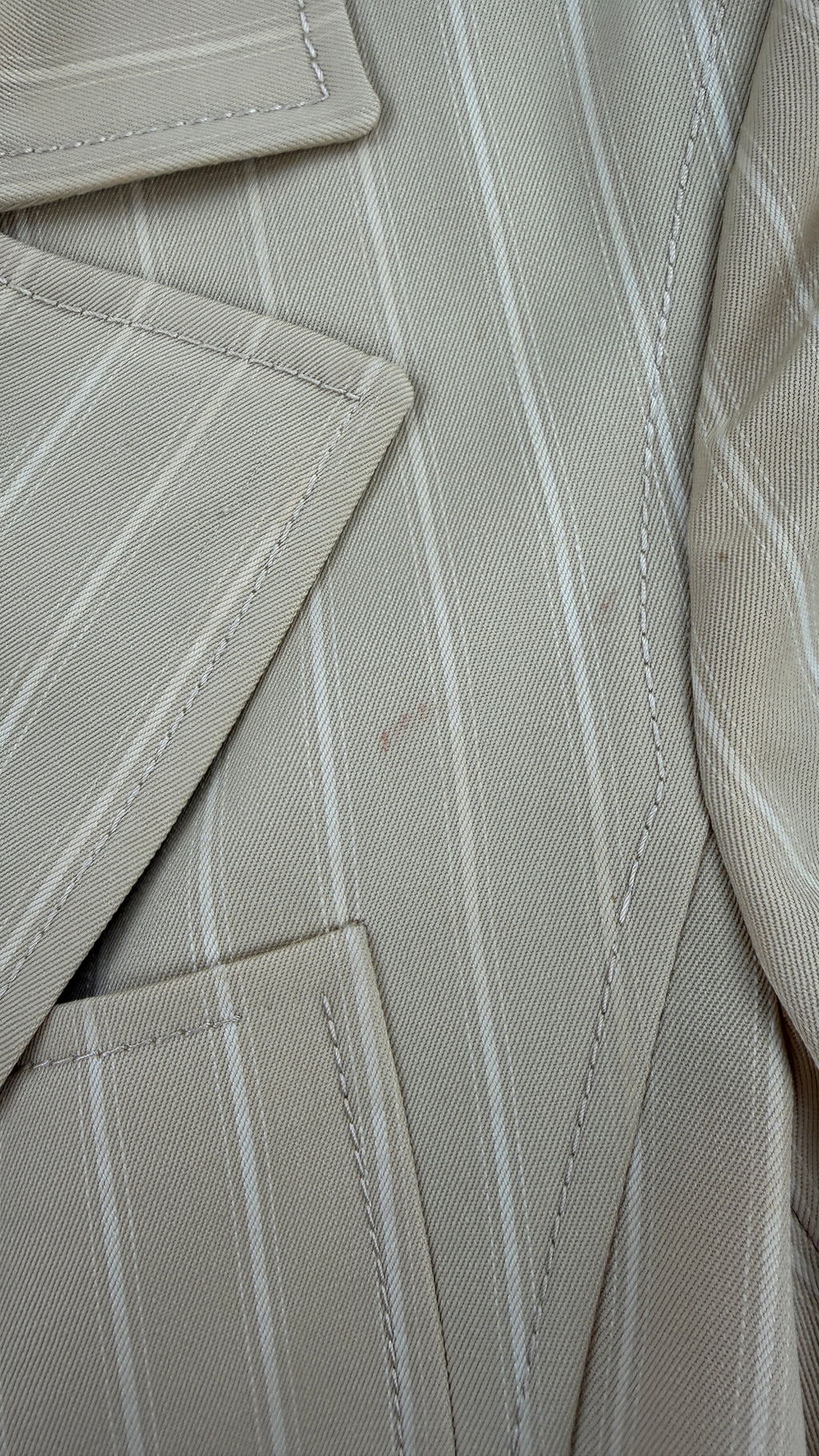 Blazer "Céline" vintage en cotton et laine