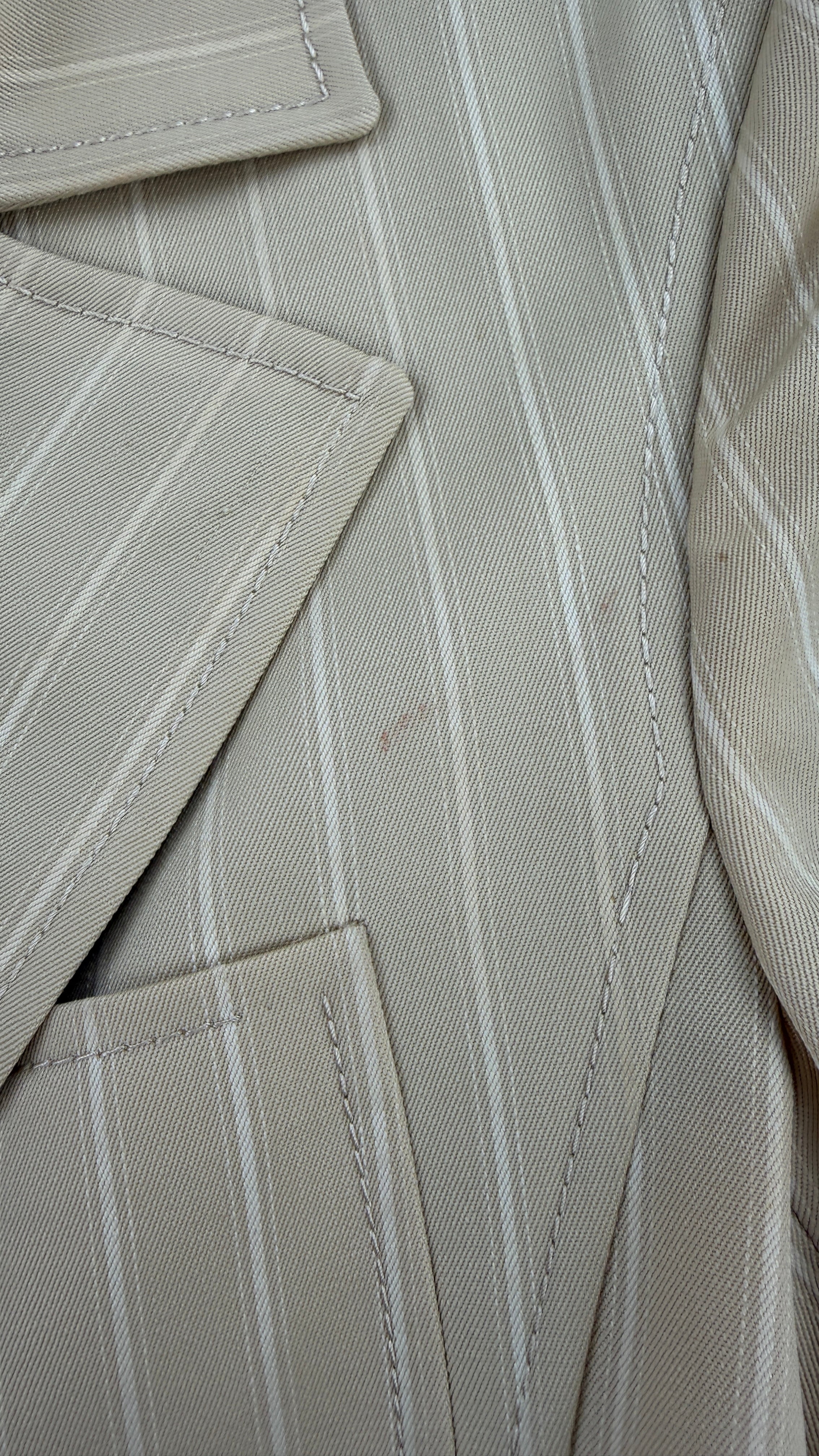 Blazer "Céline" vintage en cotton et laine