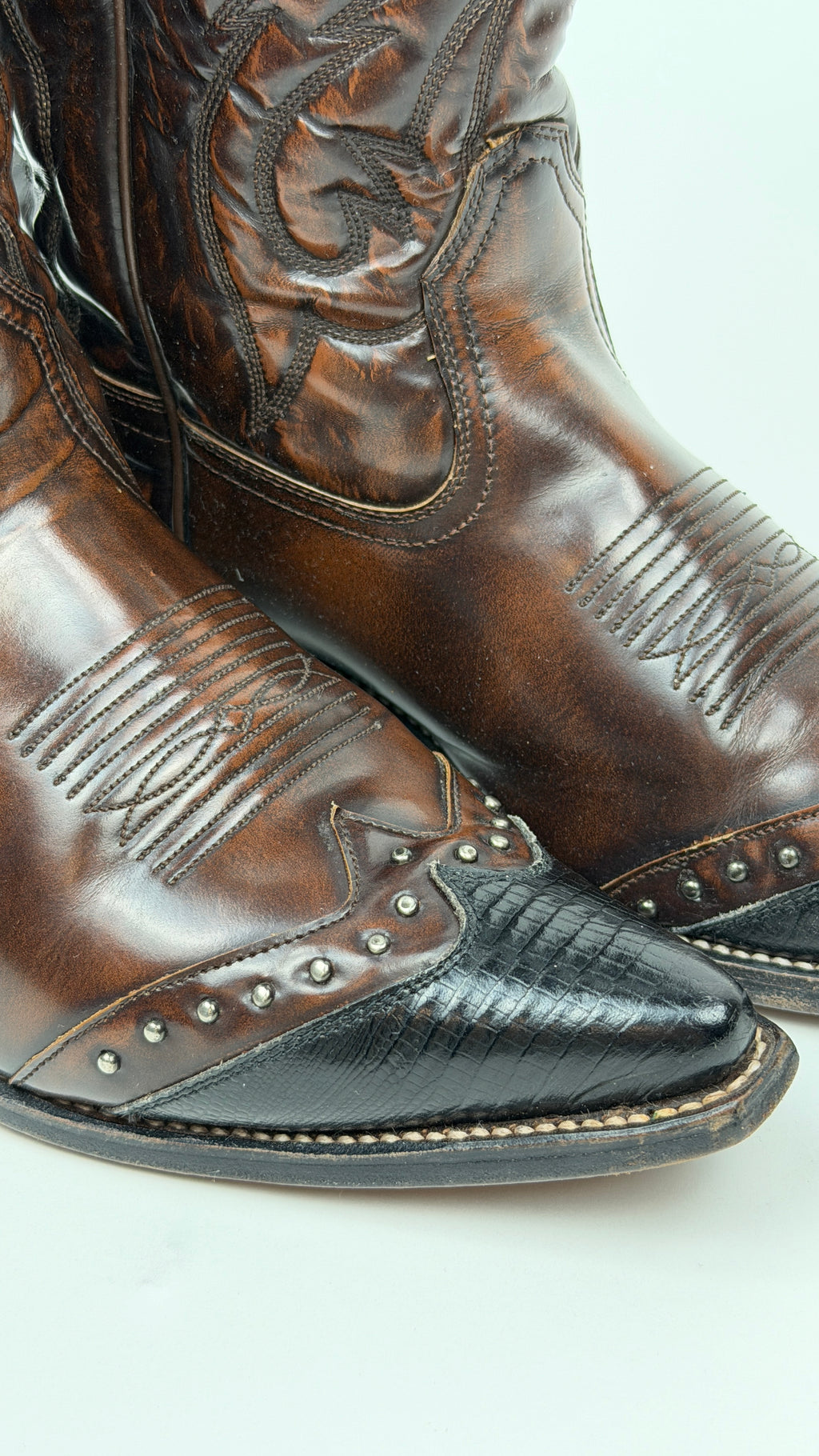 Santiague "Sancho" avec cuir de lézard