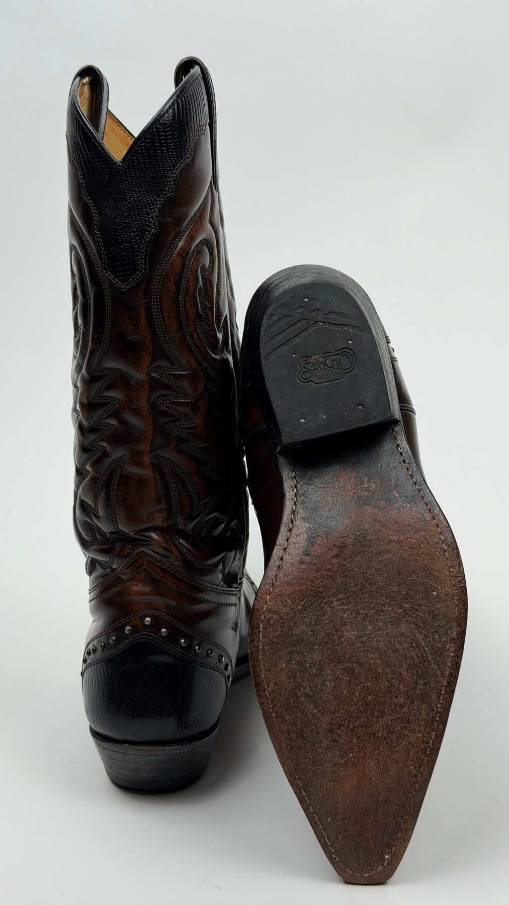 Santiague "Sancho" avec cuir de lézard