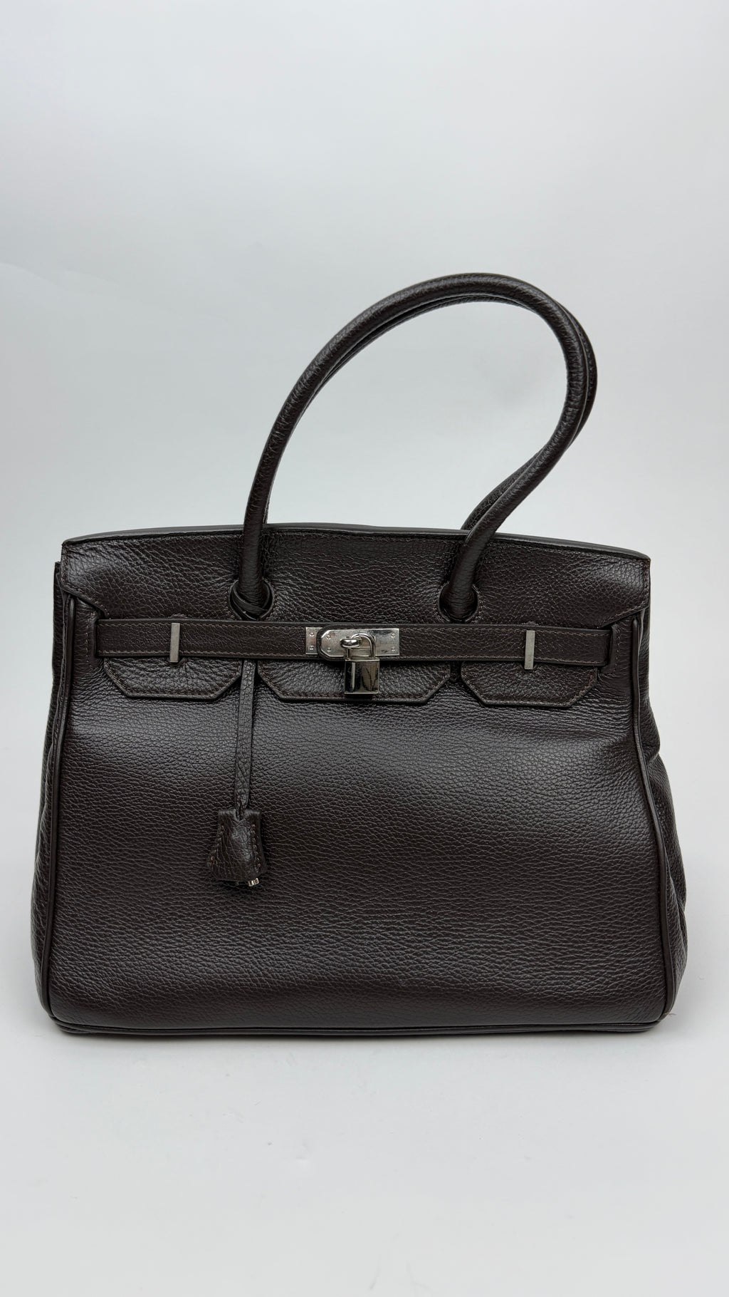 Sac en cuir imitation Hermès