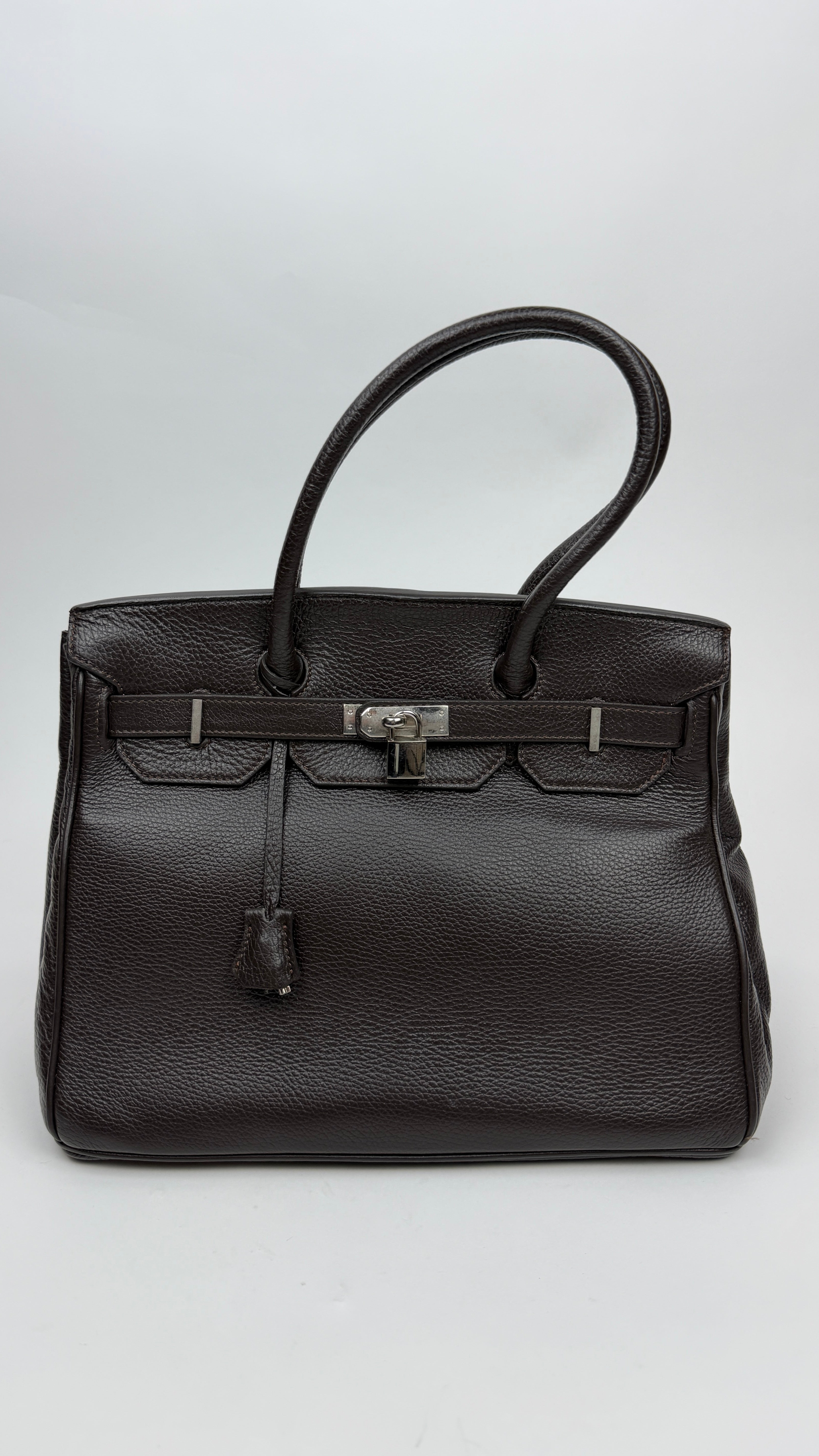 Sac en cuir imitation Hermès