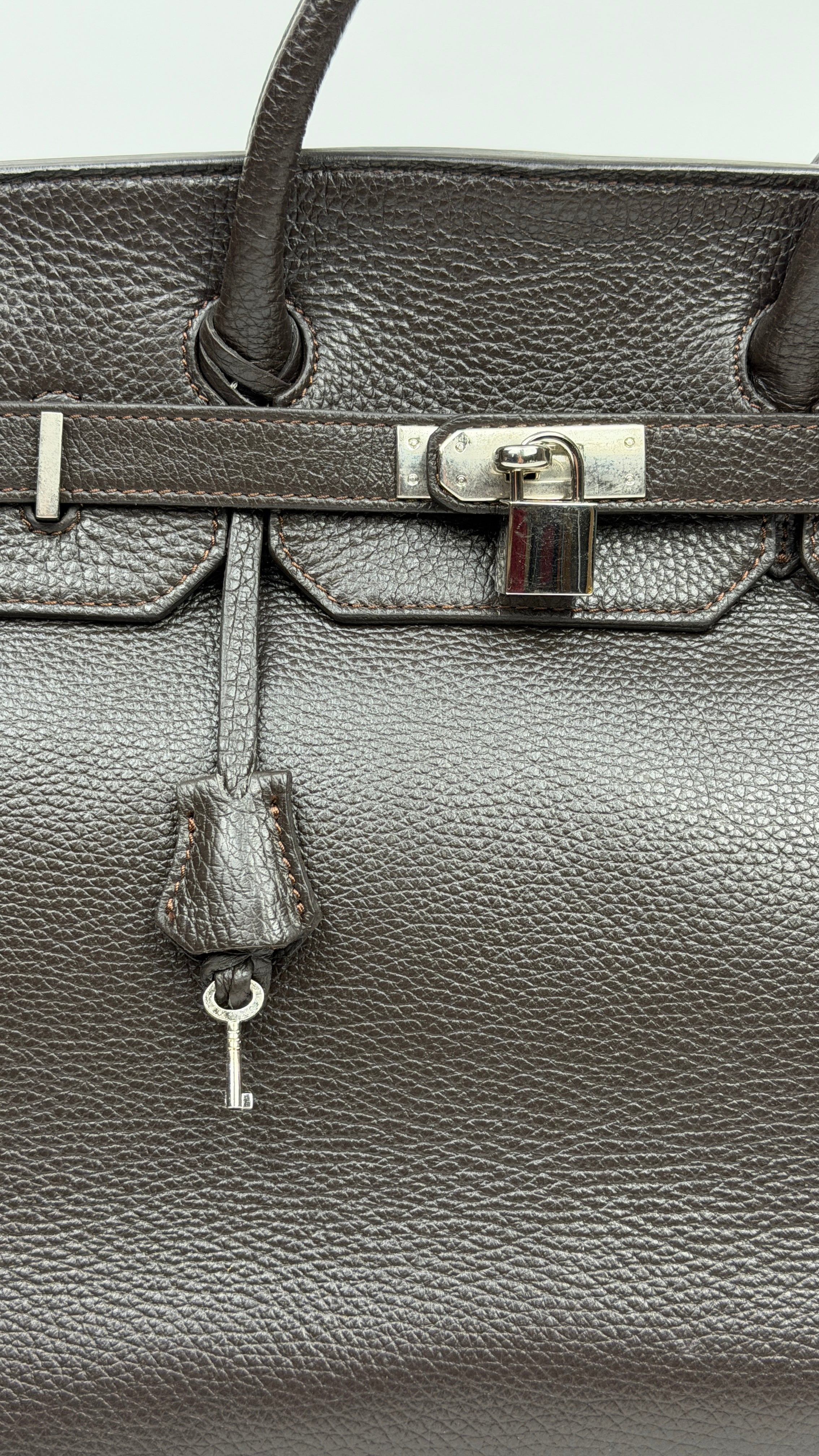Sac en cuir imitation Hermès