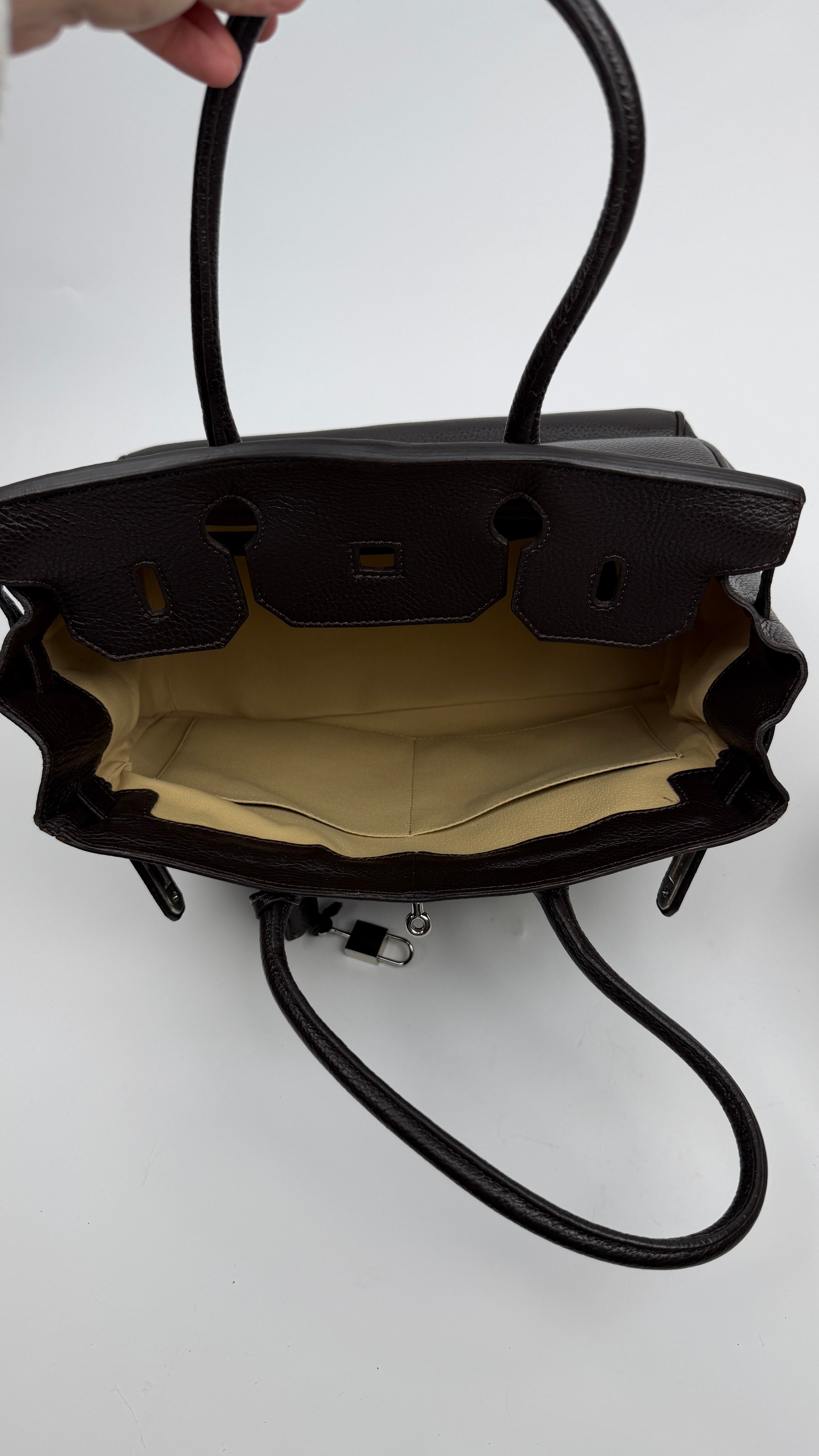 Sac en cuir imitation Hermès
