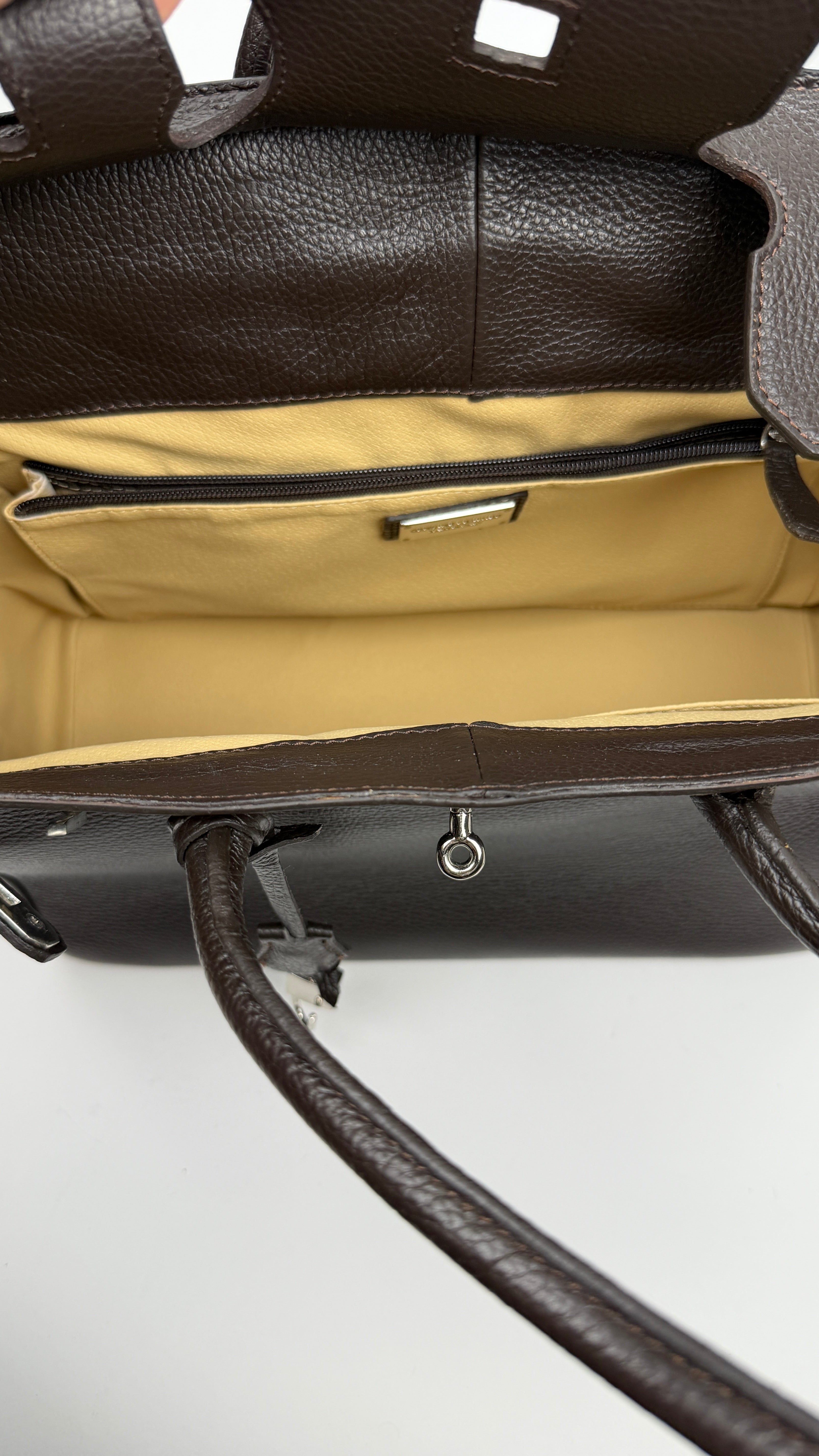 Sac en cuir imitation Hermès