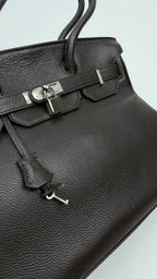 Sac en cuir imitation Hermès