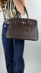 Sac en cuir imitation Hermès