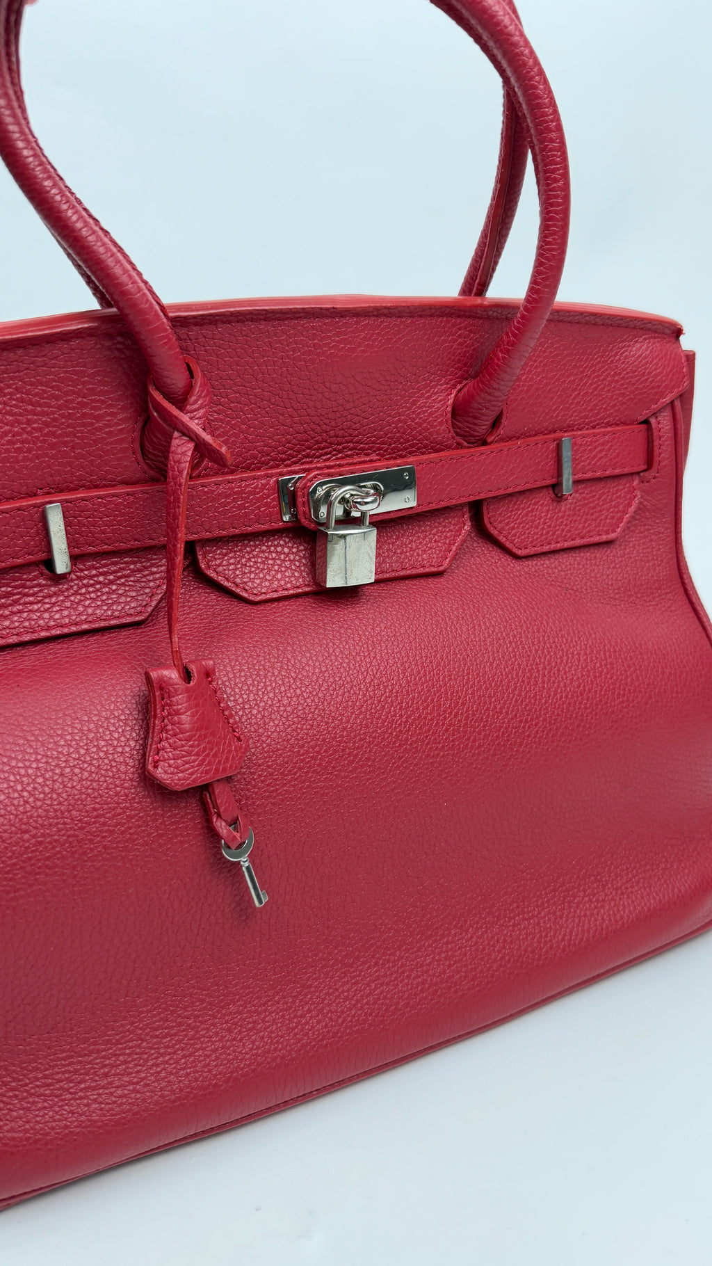 Sac en cuir imitation Hermès