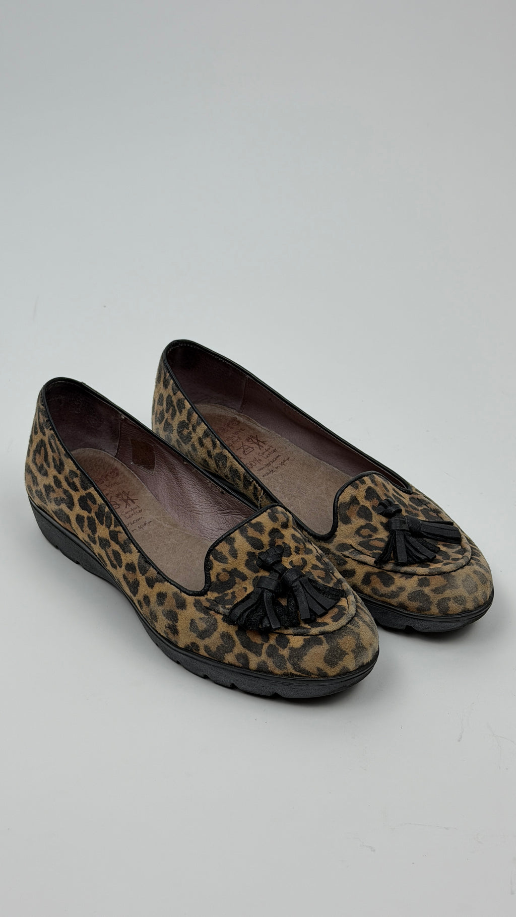 Mocassin Léopard vintage