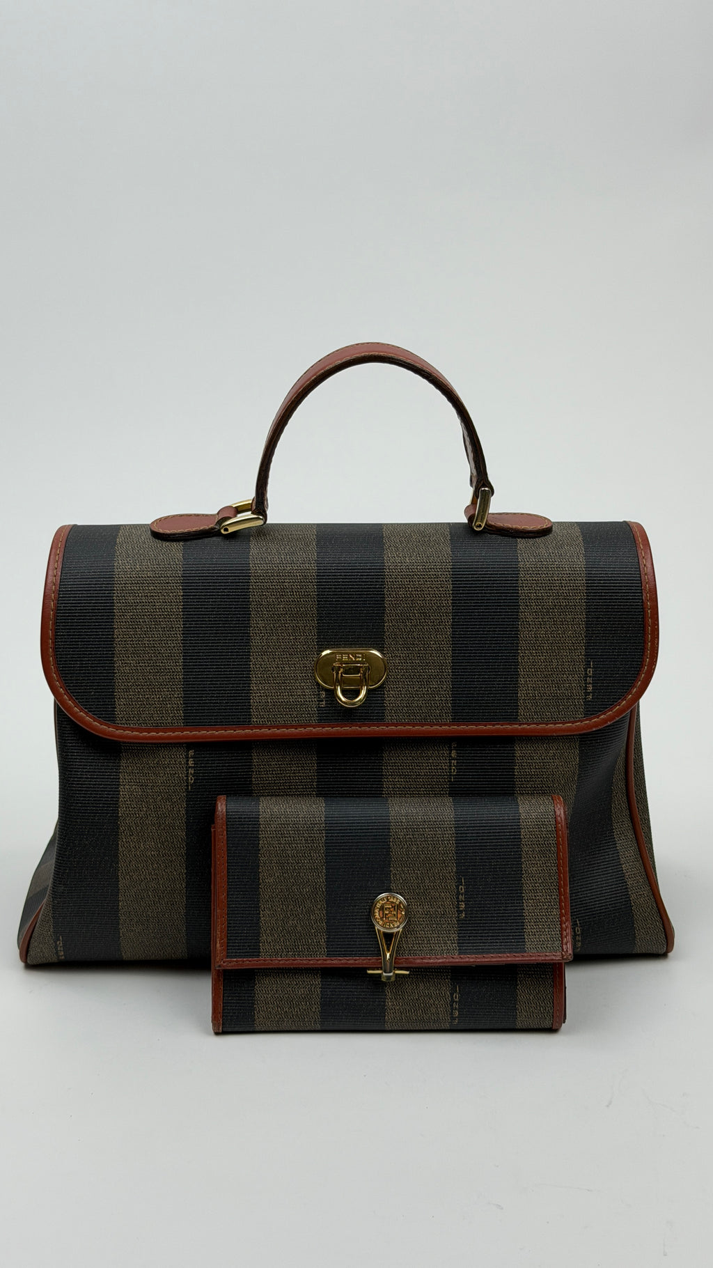 Sac + porte-monnaie  "Fendi" vintage